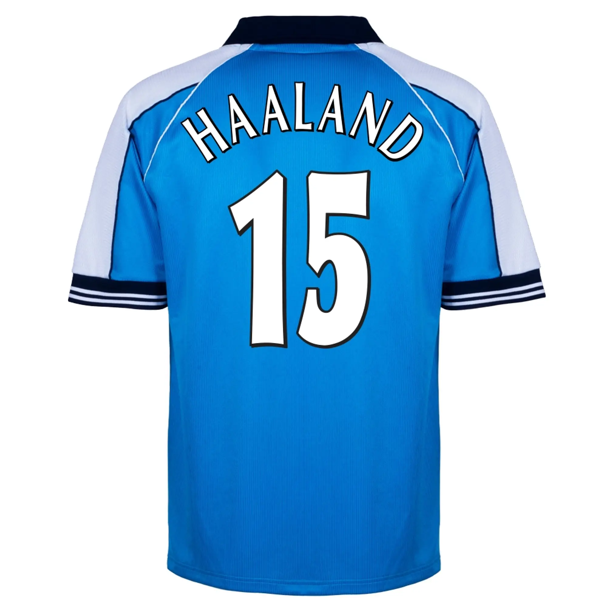 Manchester City 2000 Haaland No 15 Retro Shirt
