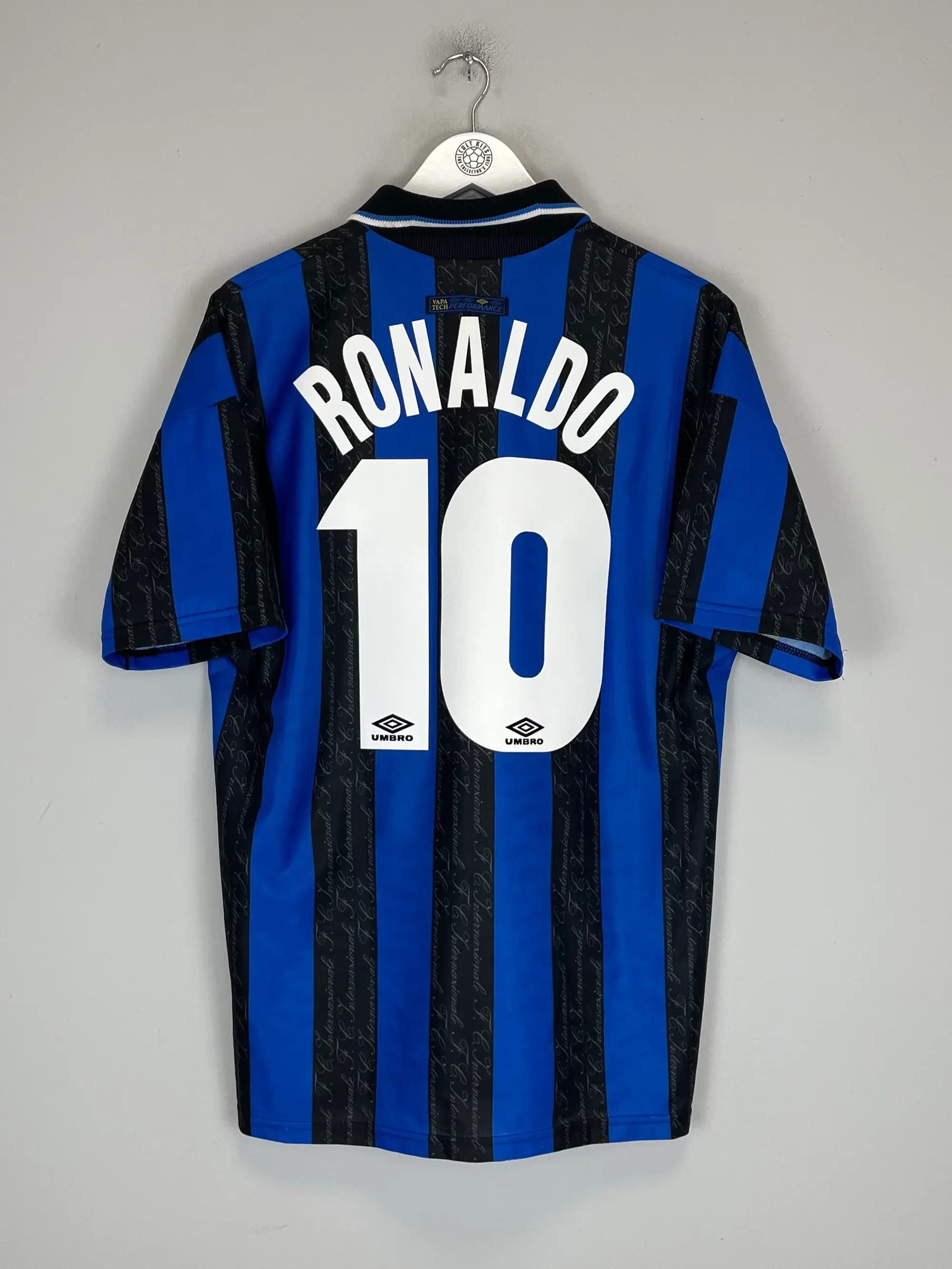 1997/98 INTER MILAN RONALDO #10 HOME SHIRT (L) UMBRO | CULT KITS