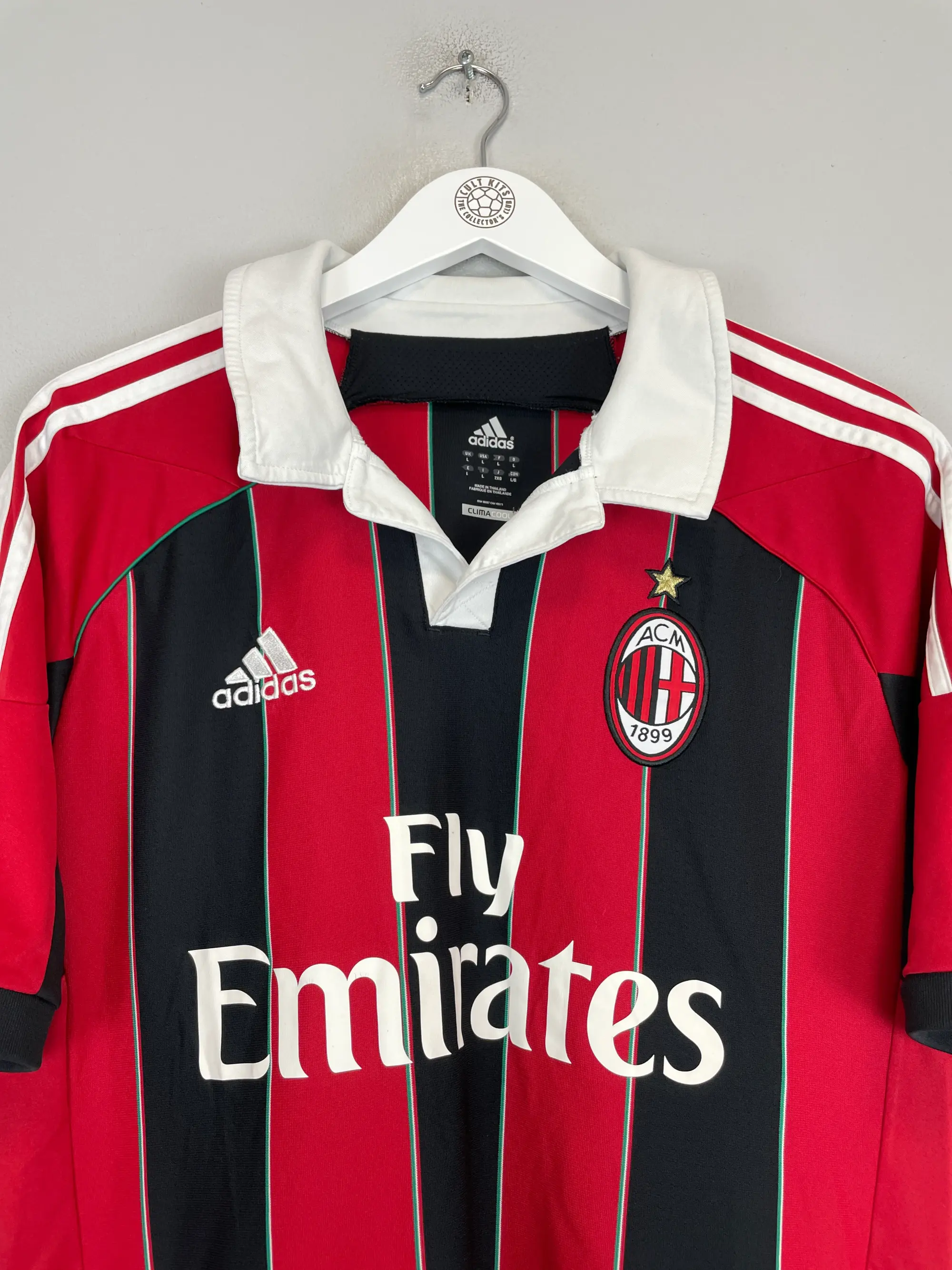 2012/13 AC MILAN PRINCE #10 HOME SHIRT (L) ADIDAS | CULT KITS