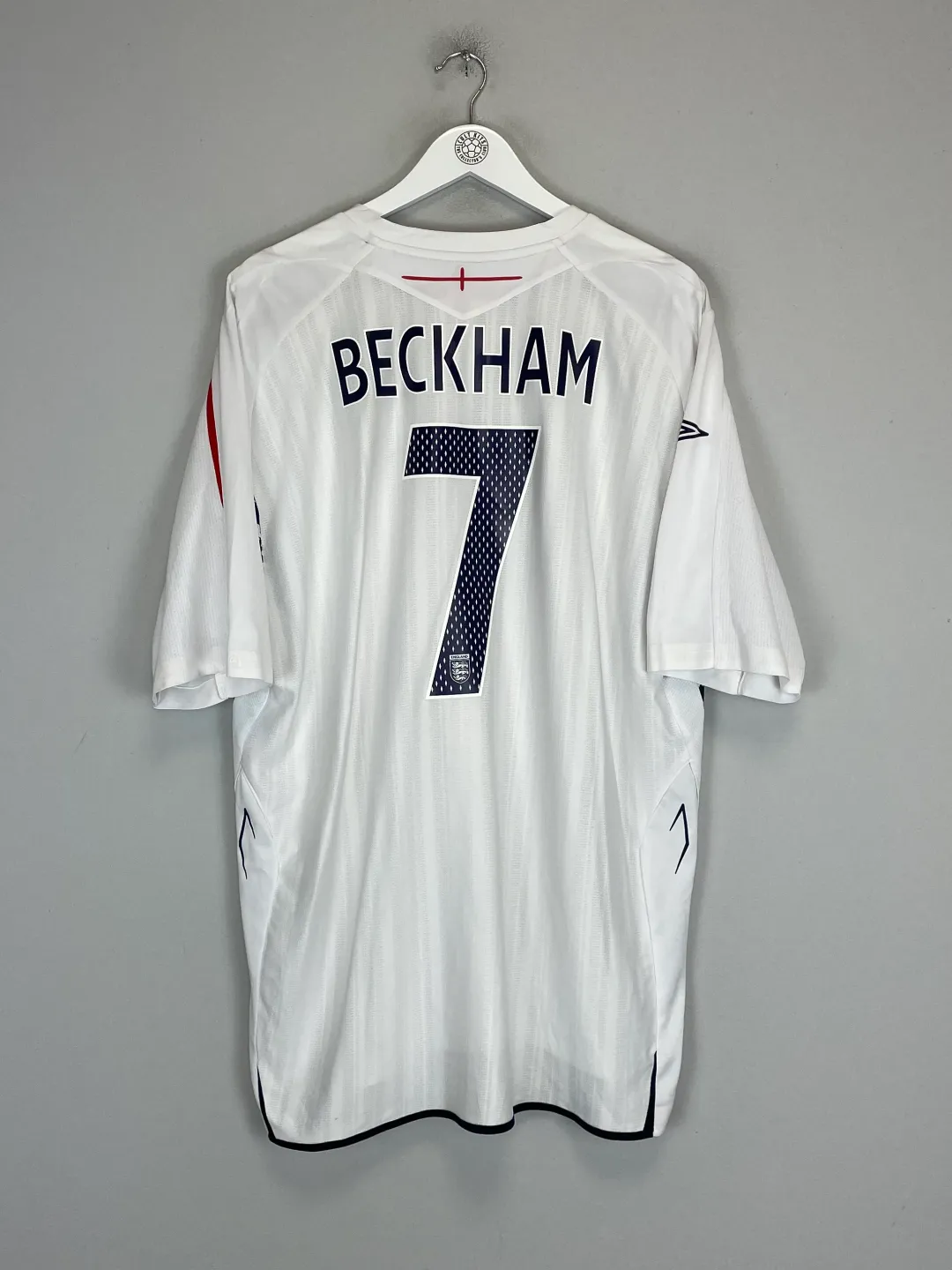 2007/09 ENGLAND BECKHAM #7 HOME SHIRT (XXXL) UMBRO | CULT KITS
