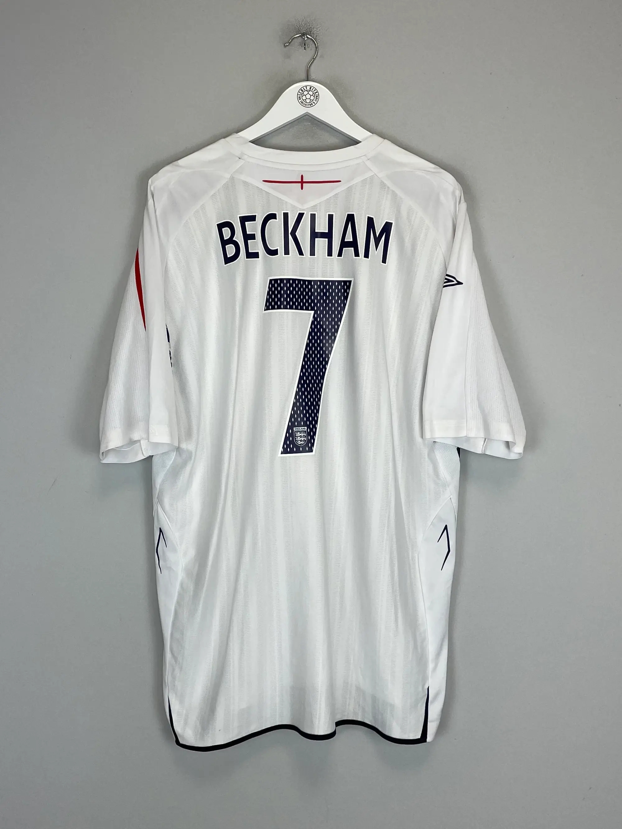 2007/09 ENGLAND BECKHAM #7 HOME SHIRT (XXXL) UMBRO | CULT KITS