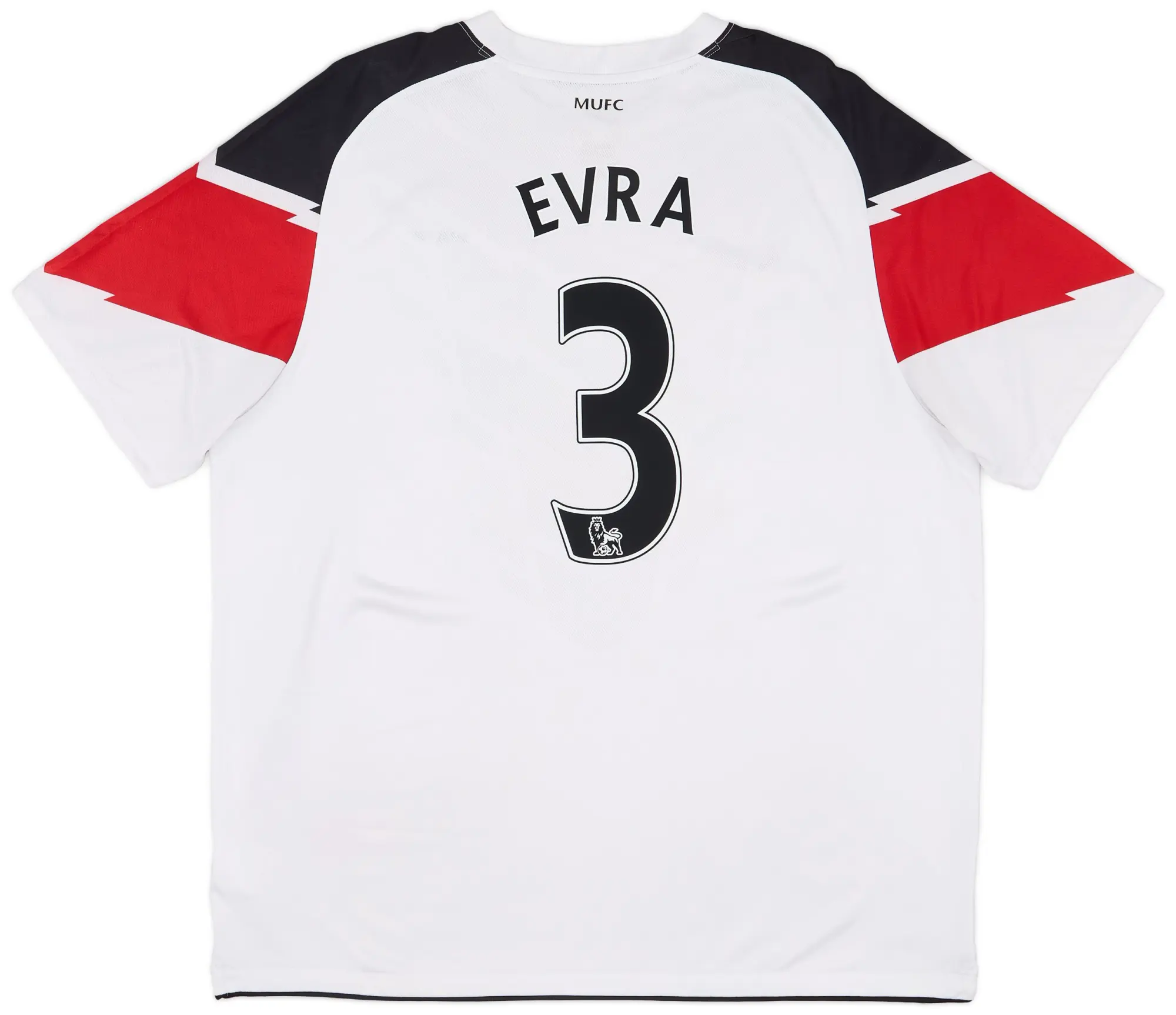 2010-12 Manchester United Away Shirt Evra #3 - 5/10 - (XL)