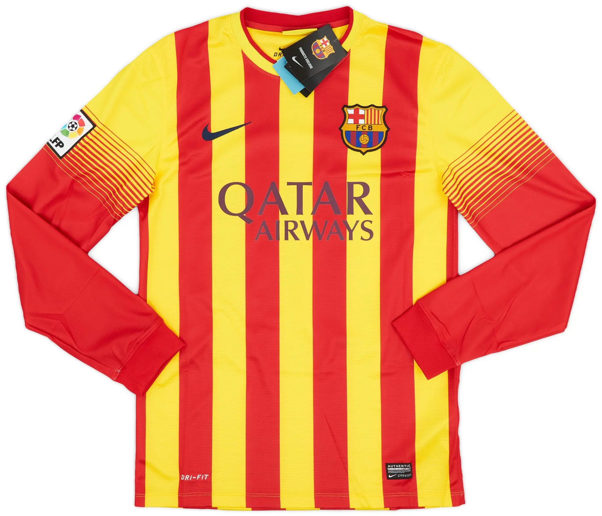 Nike Barcelona Mens LS Away Shirt 2013/15