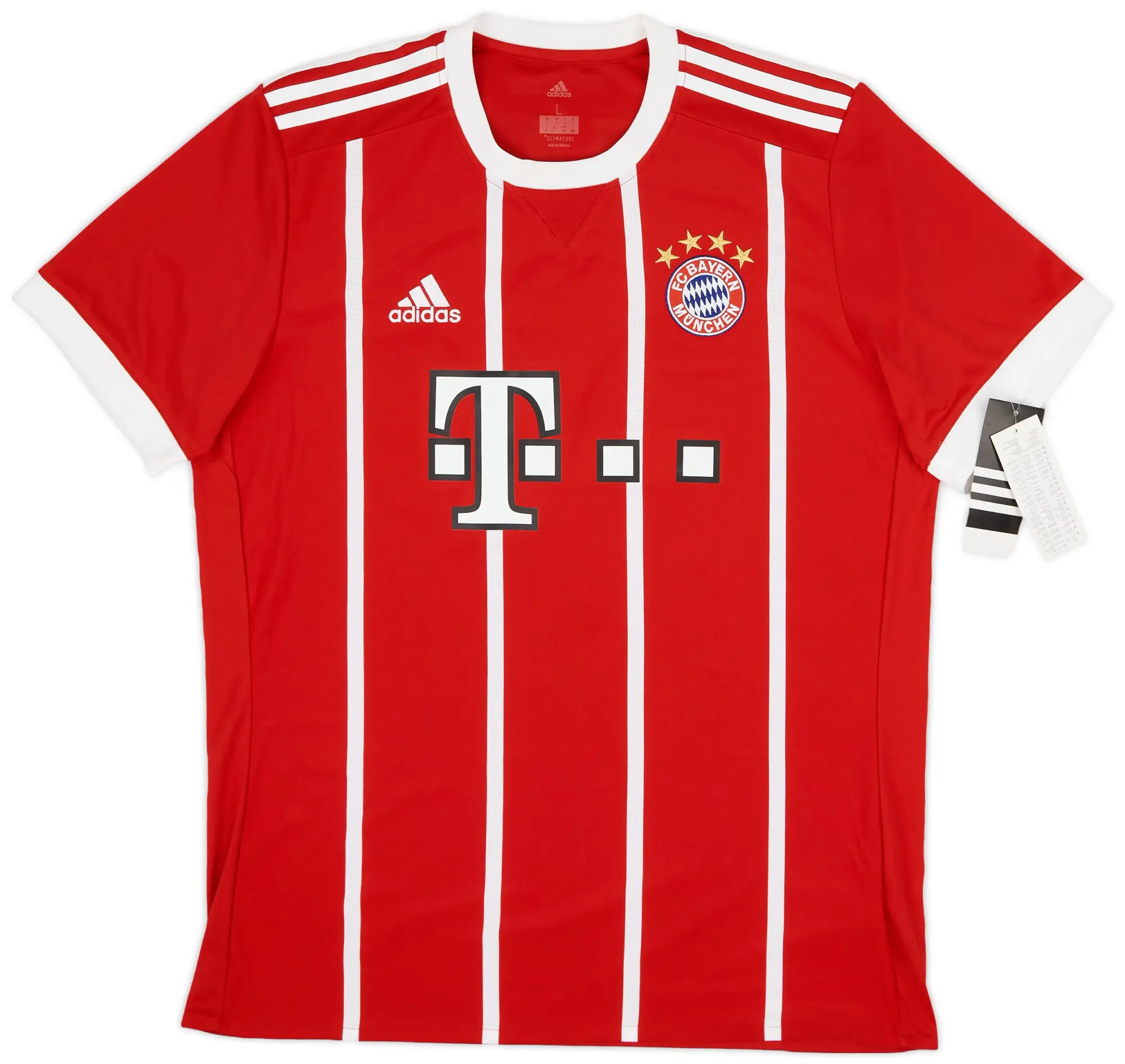 adidas Bayern Munich Mens SS Home Shirt 2017/18