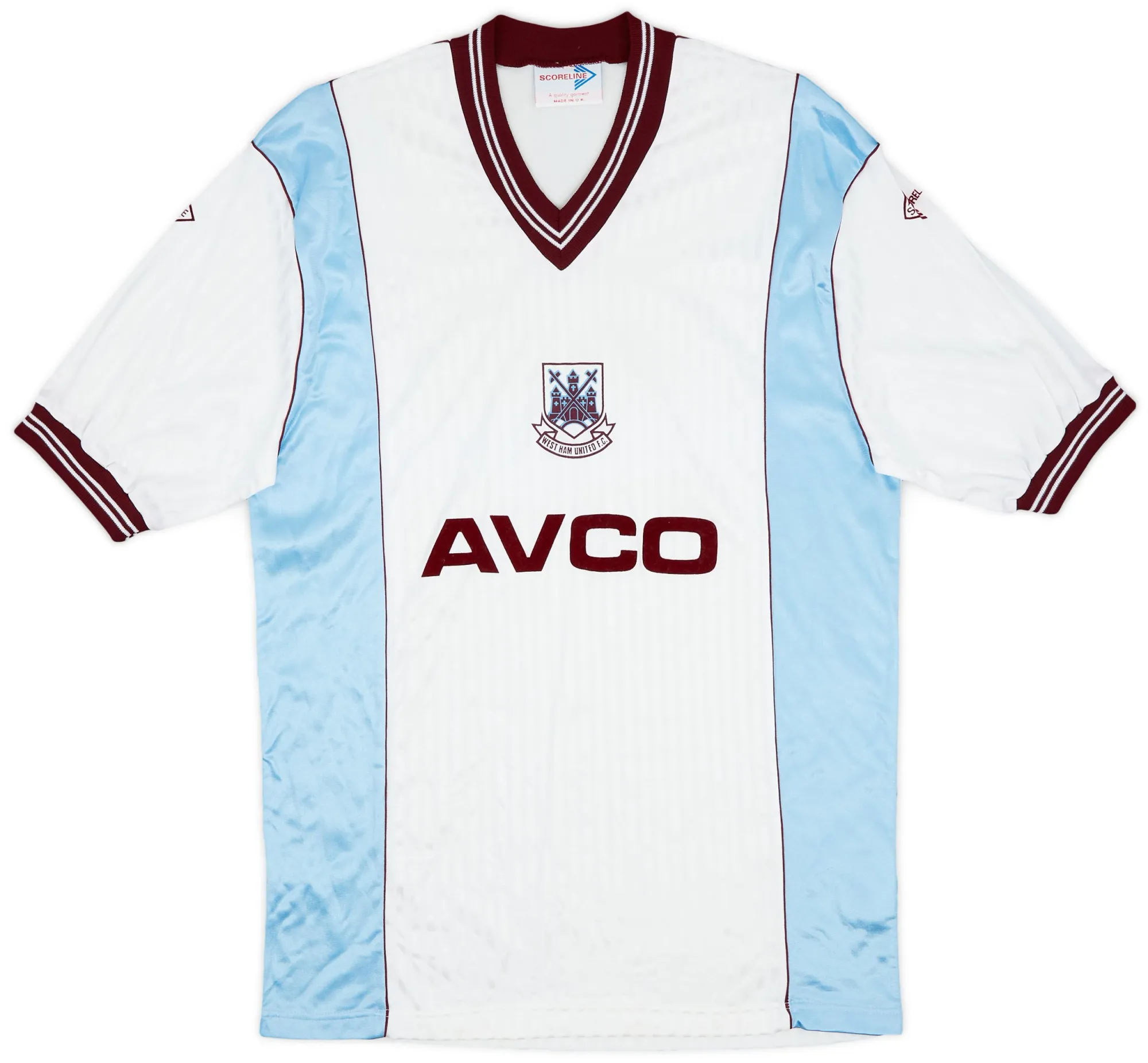 Away West Ham United Mens SS Away Shirt 1987/89