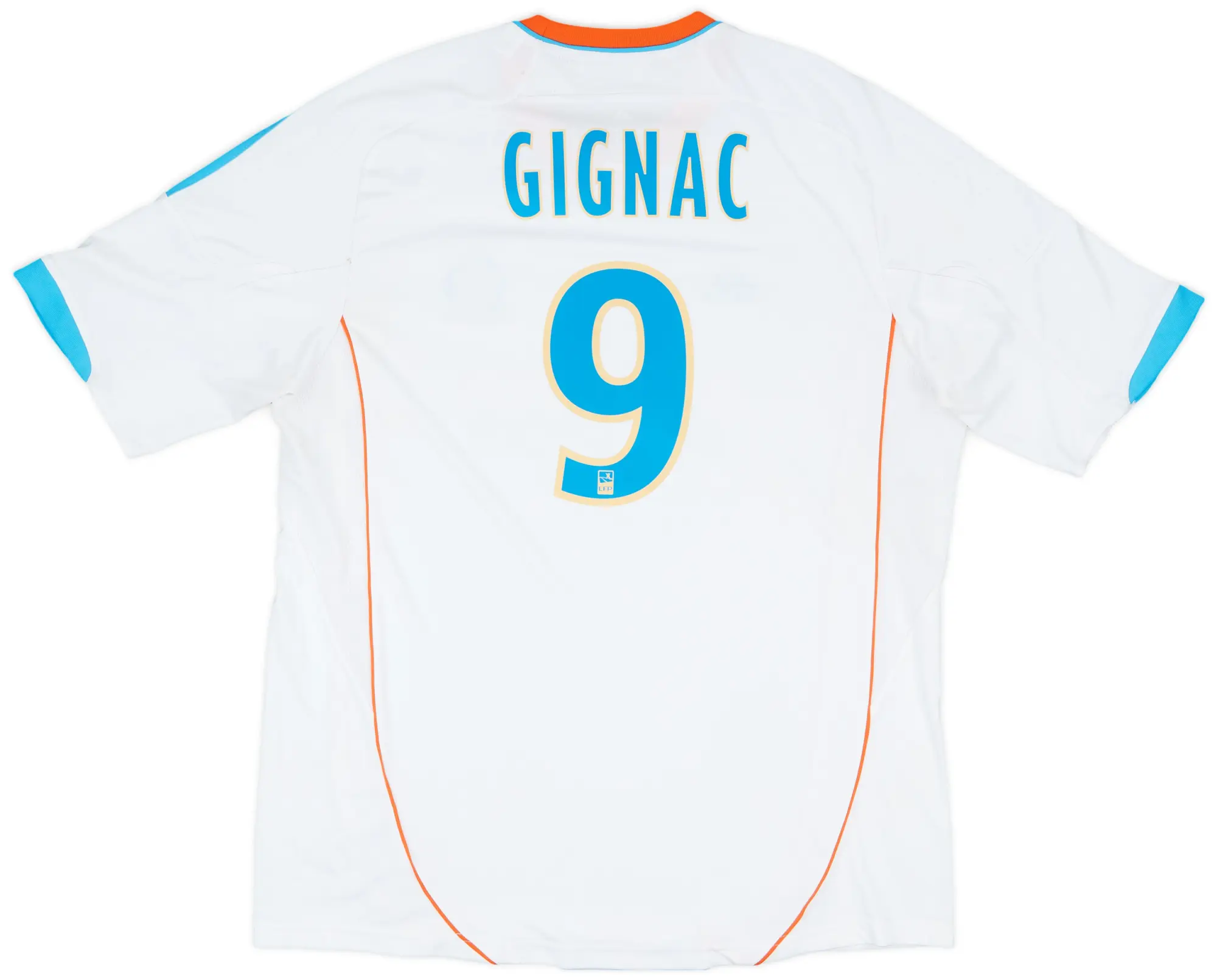 2012-13 Olympique Marseille Home Shirt Gignac #9 - 6/10 - (XL)