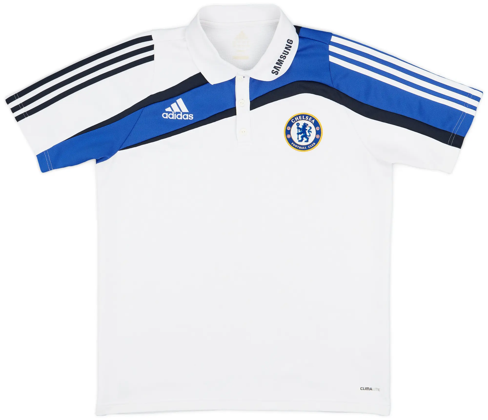 2009-10 Chelsea adidas Polo Shirt - 8/10 - (L)