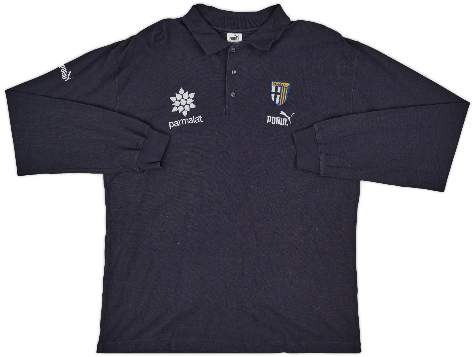 1997-98 Parma Puma Polo L/S Shirt - 8/10 - (XL)
