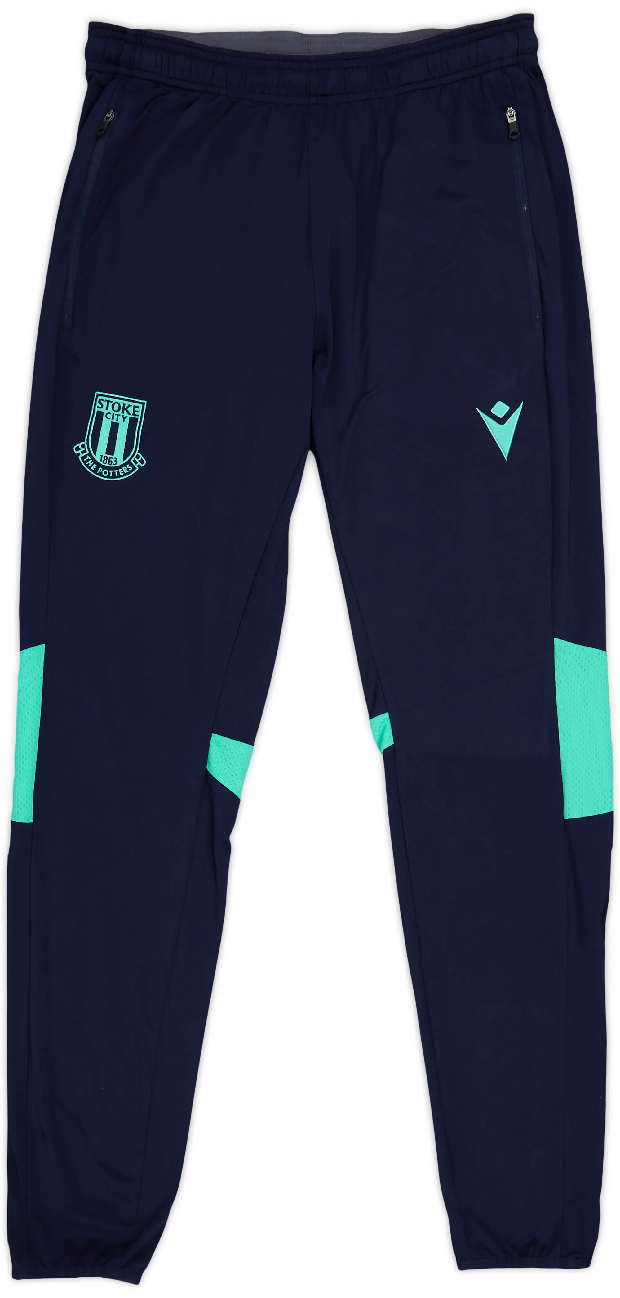 2019-20 Stoke City Macron Track Pants/Bottoms - 8/10 - (L)