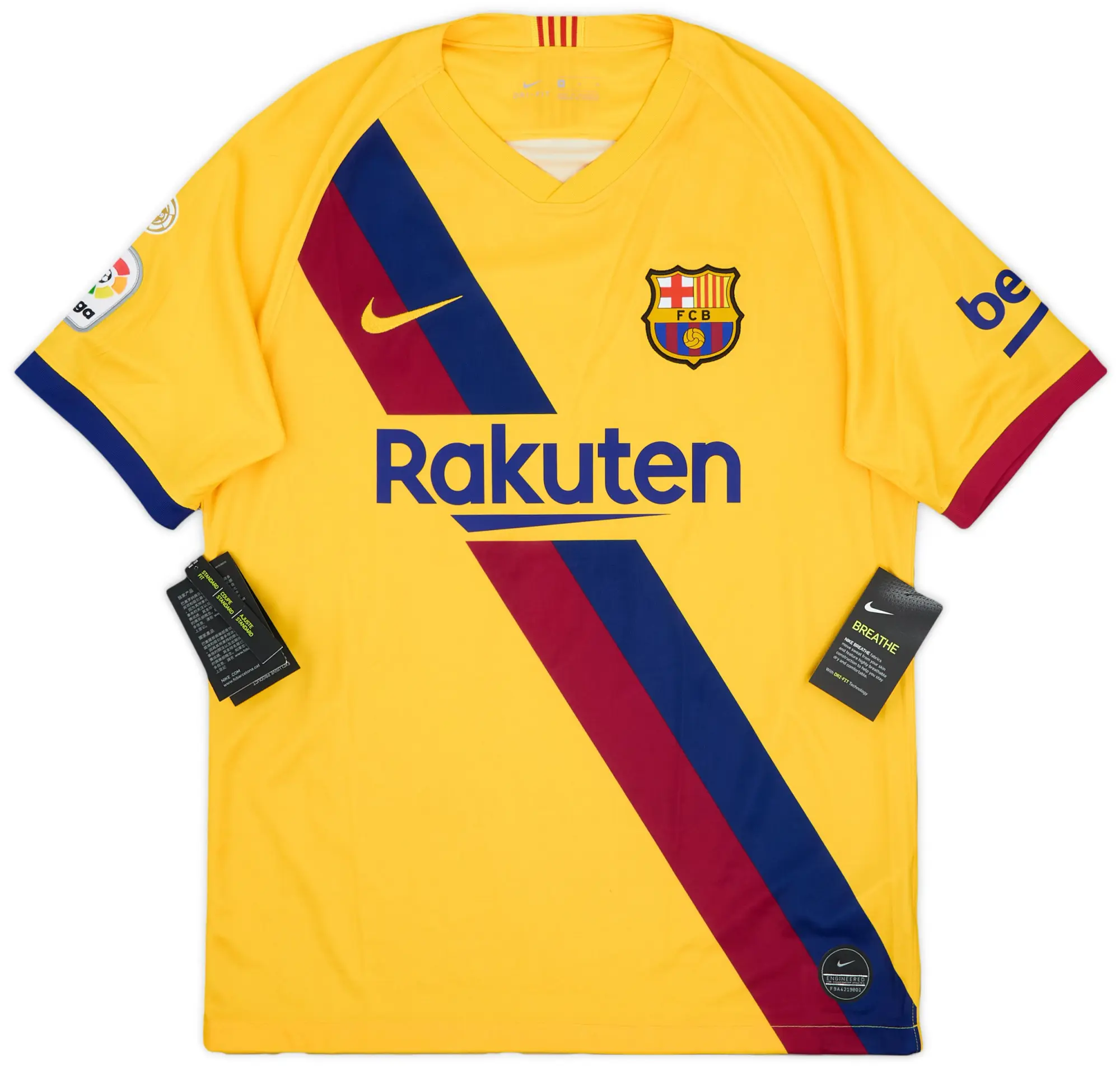 Nike Barcelona Mens SS Away Shirt 2019/20