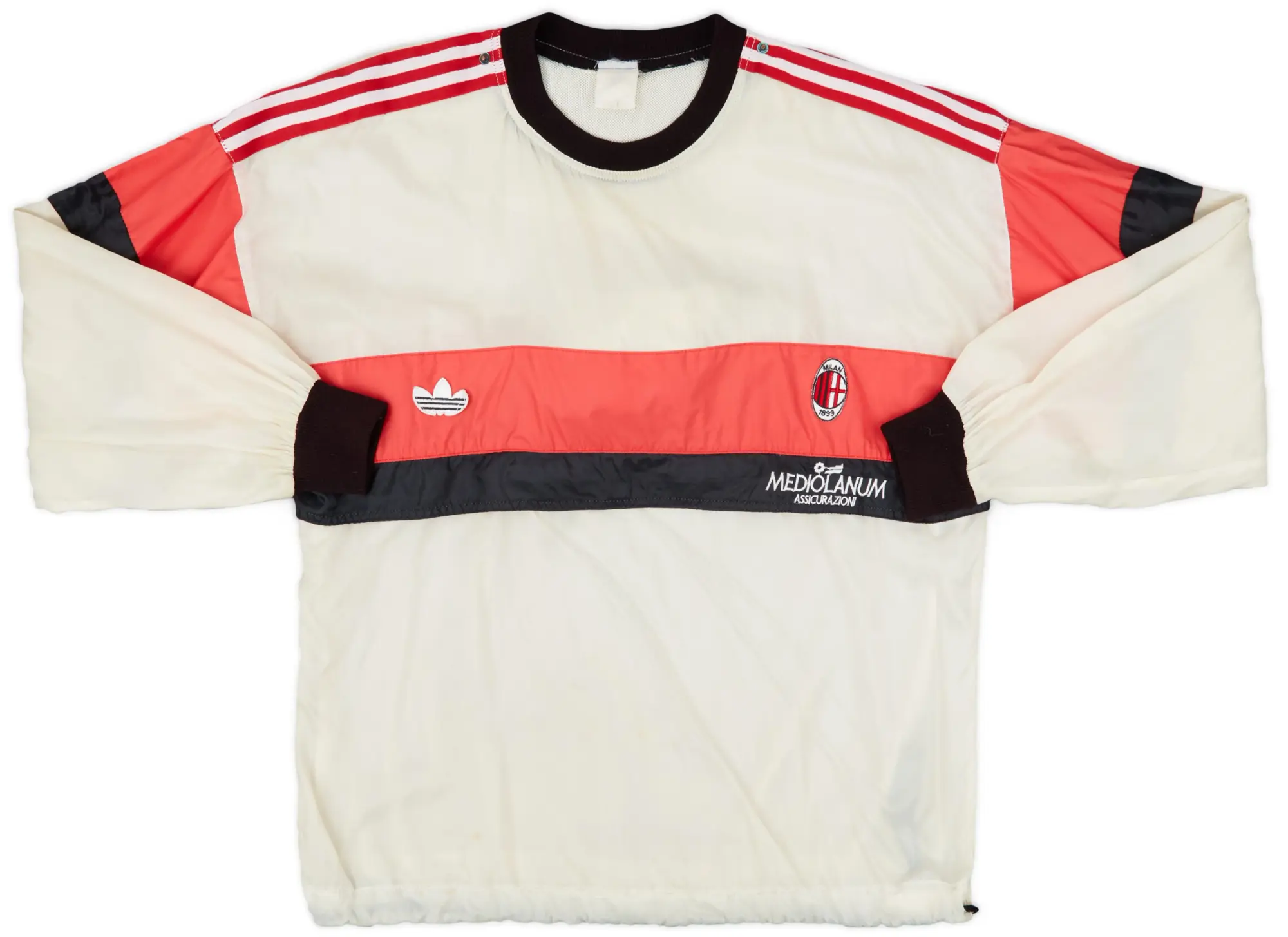 1990-92 AC Milan adidas Drill Top - 5/10 - (XL)