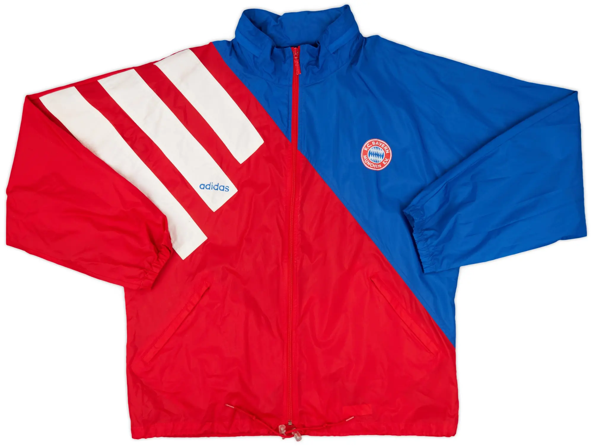 1993-95 Bayern Munich adidas Hooded Rain Jacket - 7/10 - (XL)