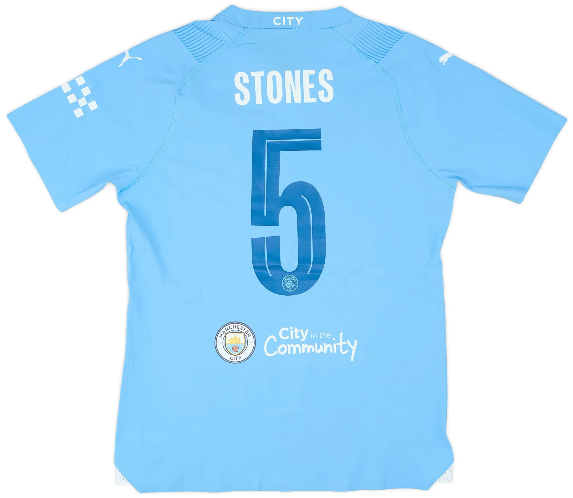 Puma Manchester City Mens SS Player Issue Home FA Cup Final Shirt 2023/24