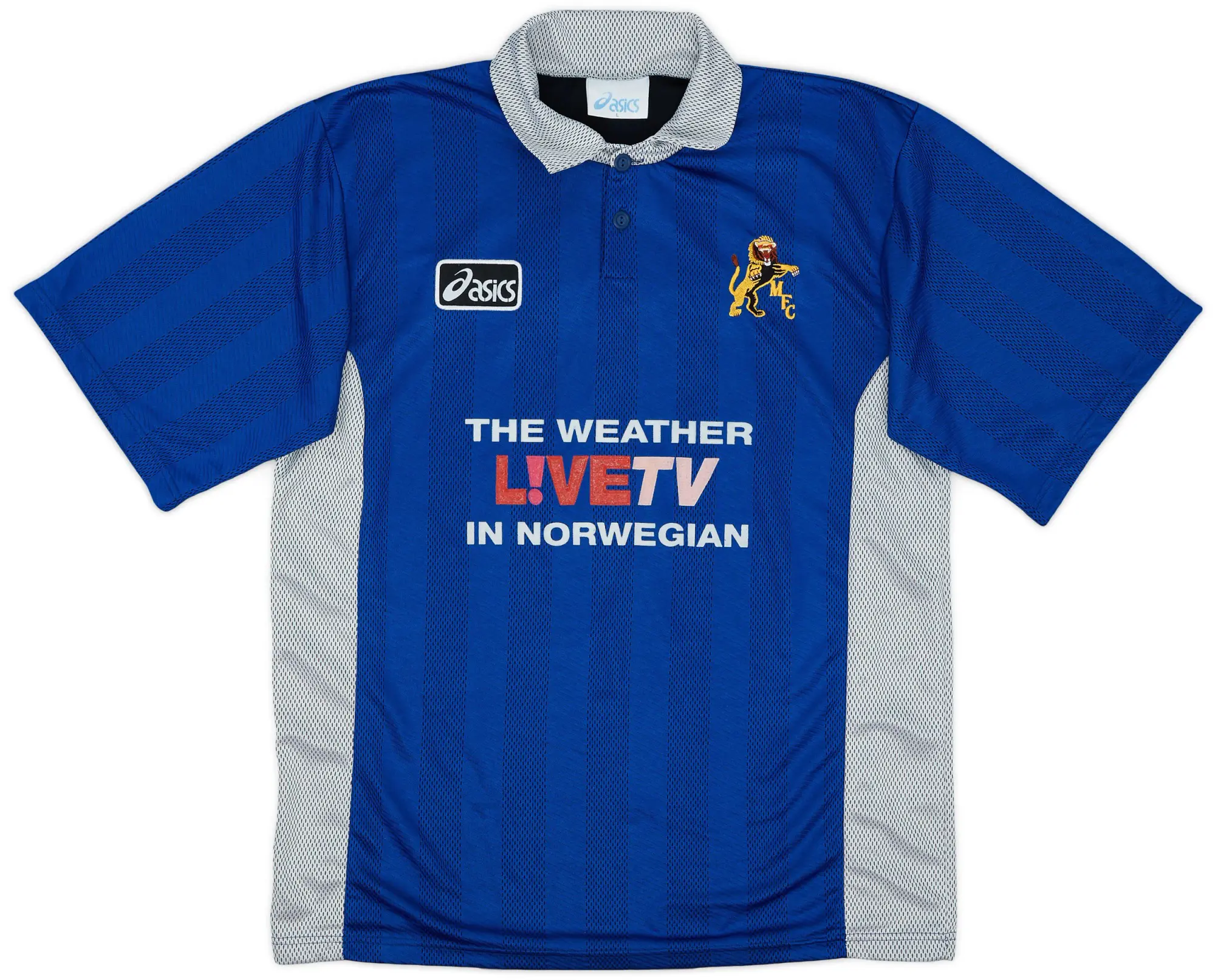 Asics Millwall Mens SS Home Shirt 1997/99