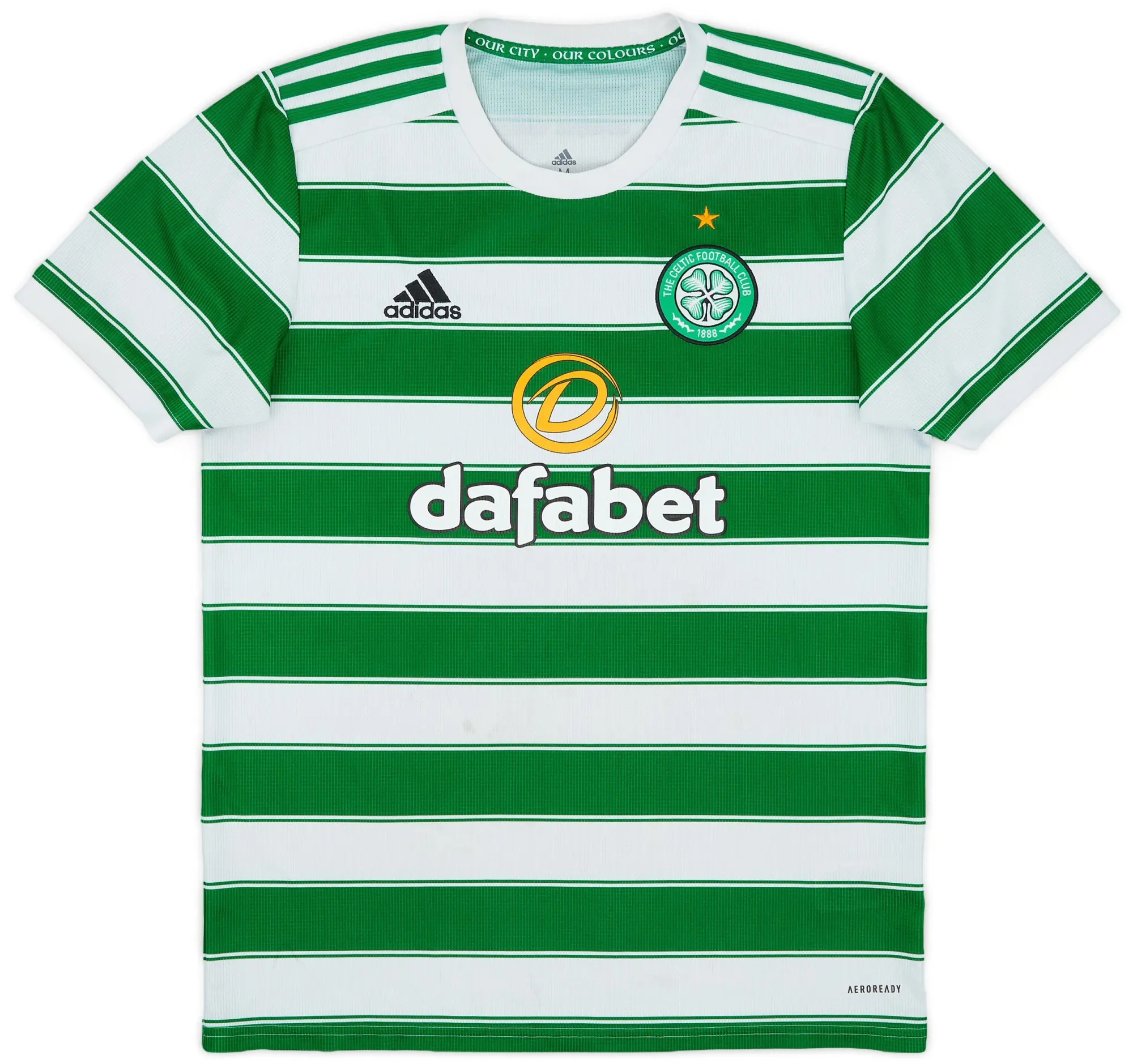2021-22 Celtic Home Shirt - 5/10 - (M)