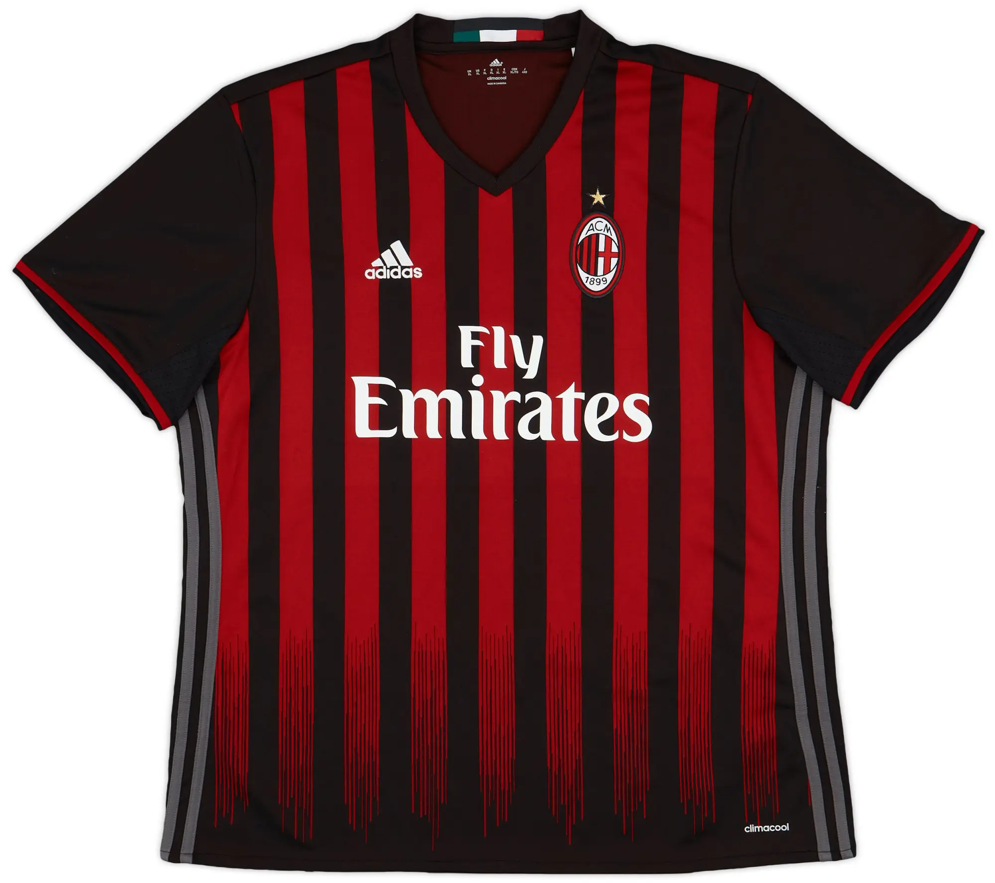 2016-17 AC Milan Home Shirt - 10/10 - (XL)