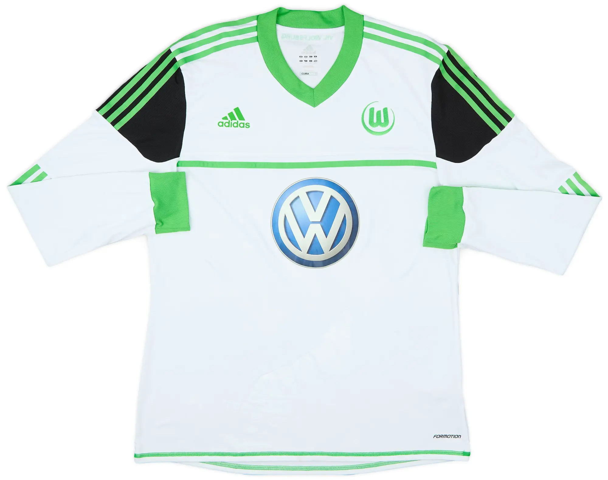 adidas Wolfsburg Mens LS Away Shirt 2012/13