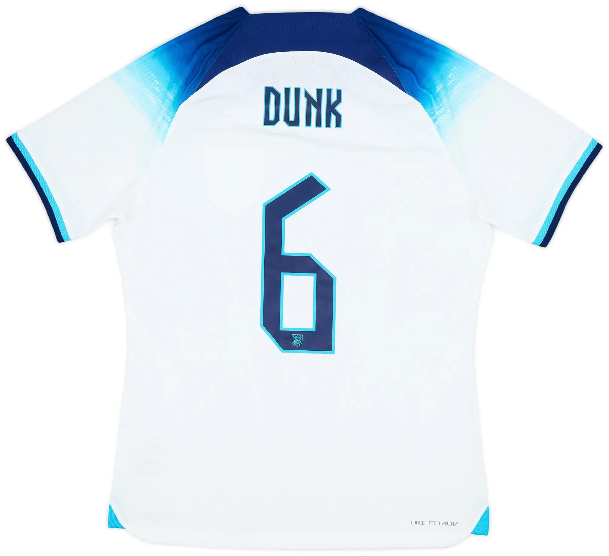 2022-23 England Player Issue Home Shirt Dunk #6