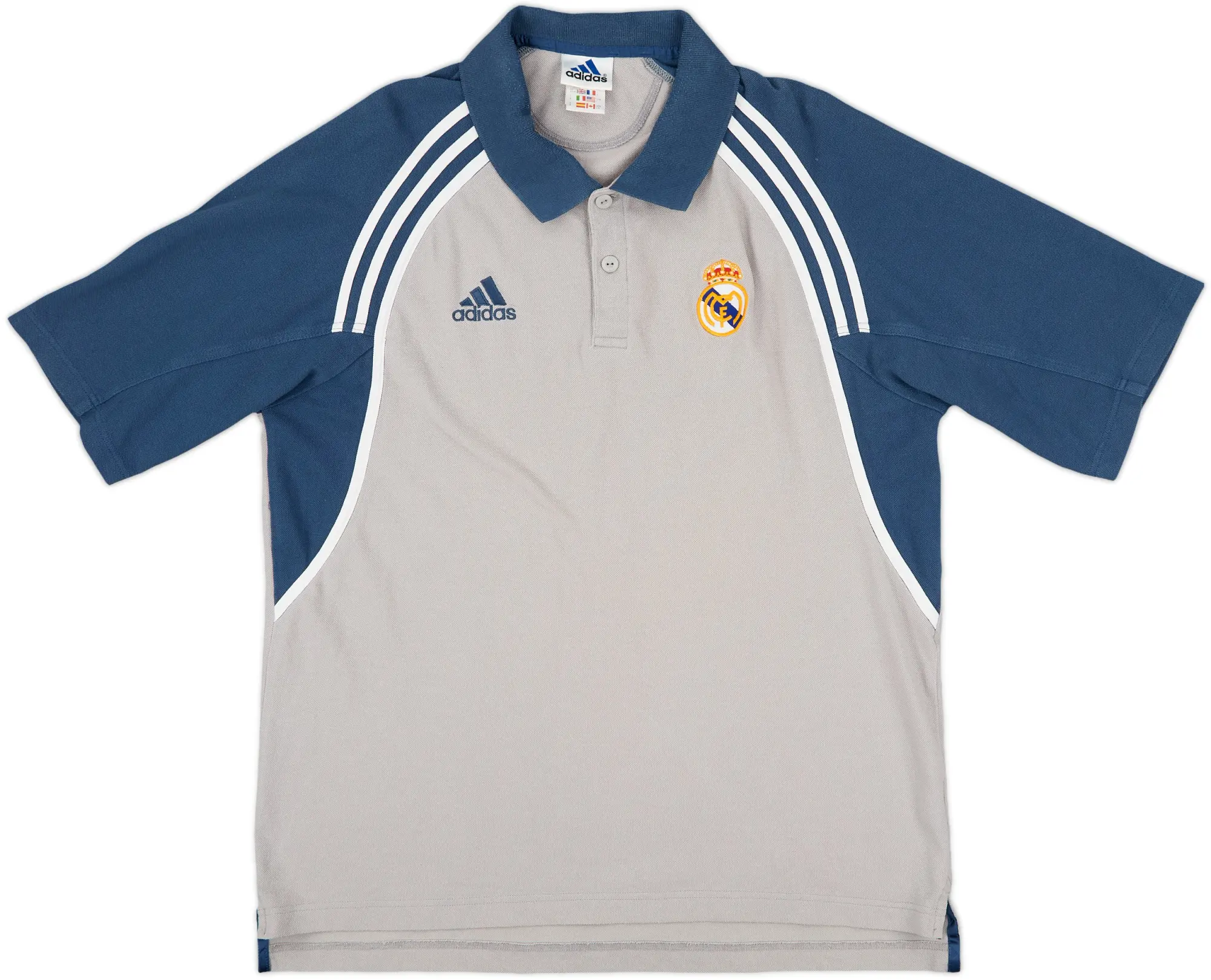2002-03 Real Madrid adidas Polo Shirt - 8/10 - (L/XL)