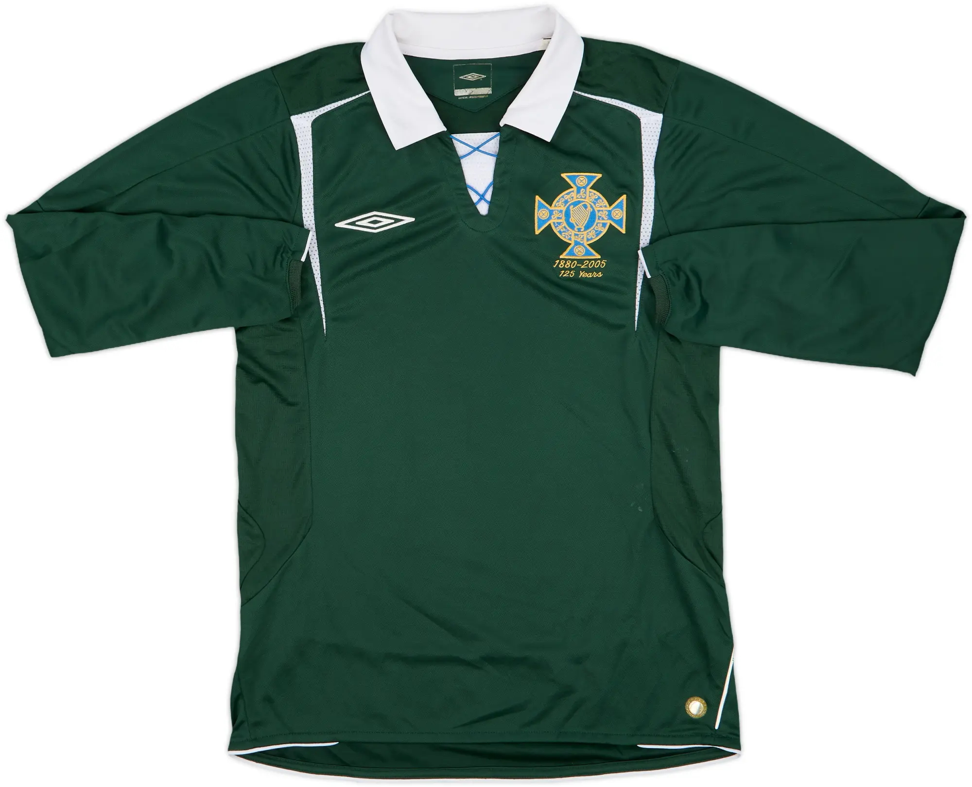 2005 Northern Ireland '125 Years' L/S Shirt - 8/10 - (S)
