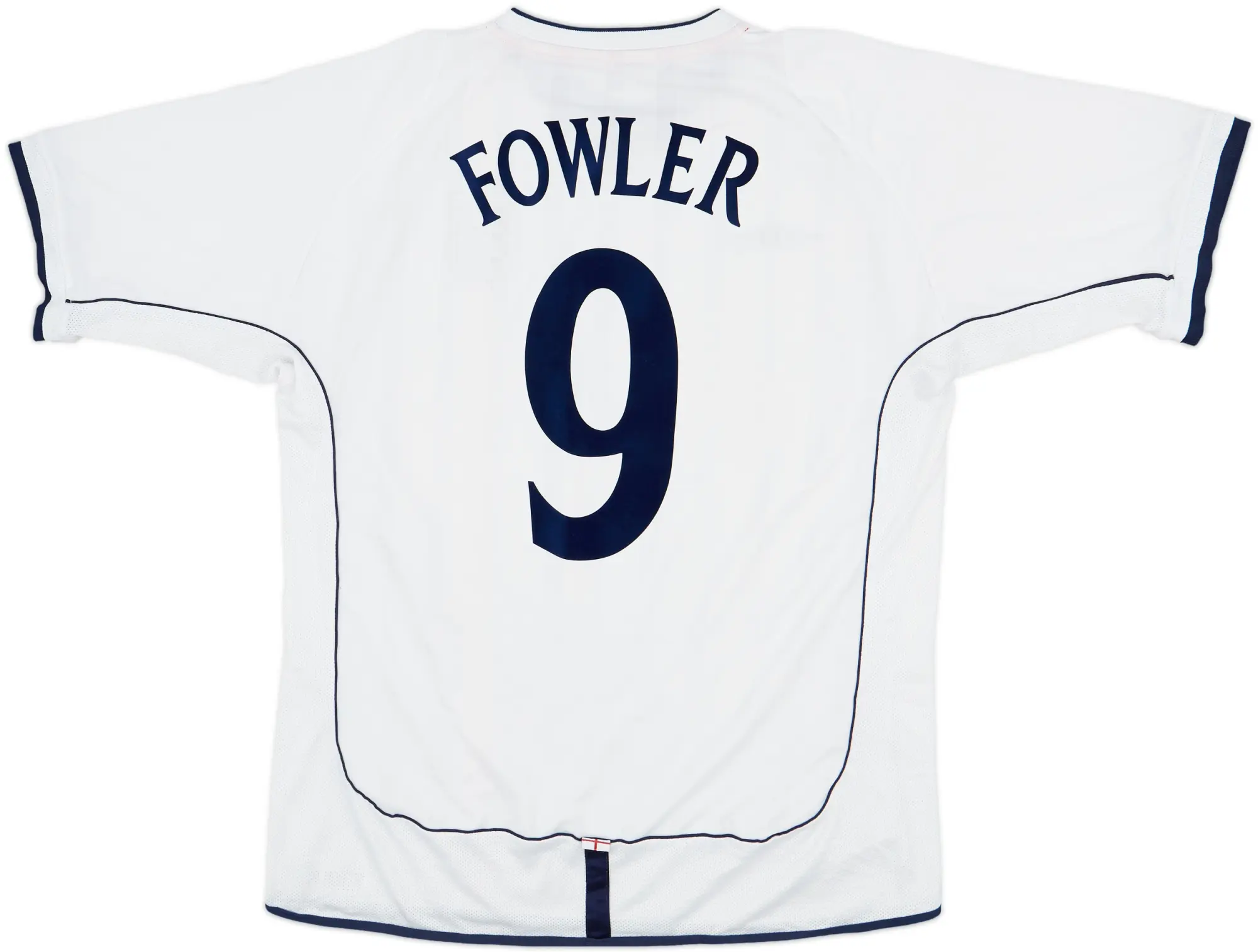 2001-03 England Home Shirt Fowler #9 - 7/10 - (XL)