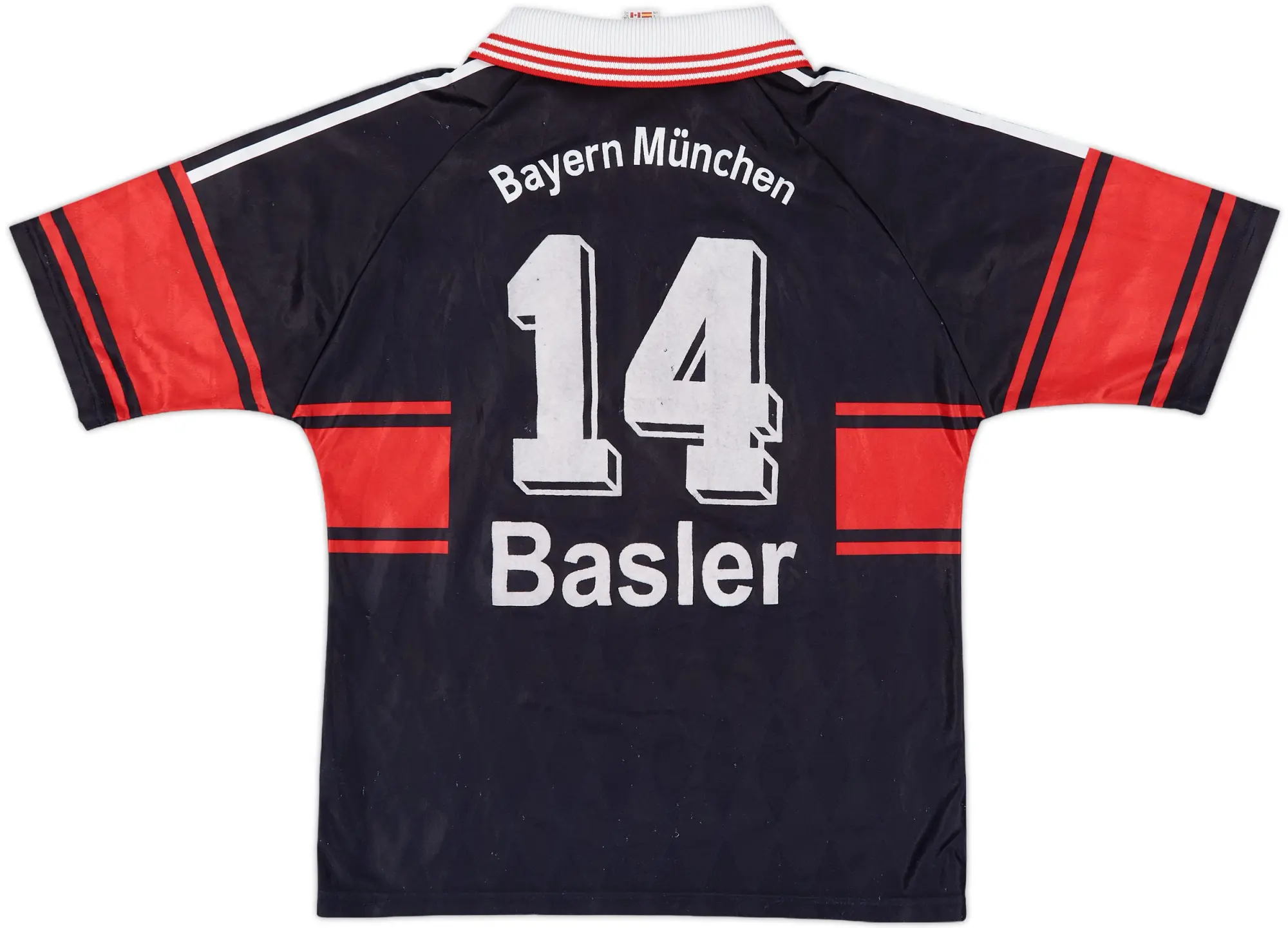 adidas Bayern Munich Boys SS Home Shirt 1997/99