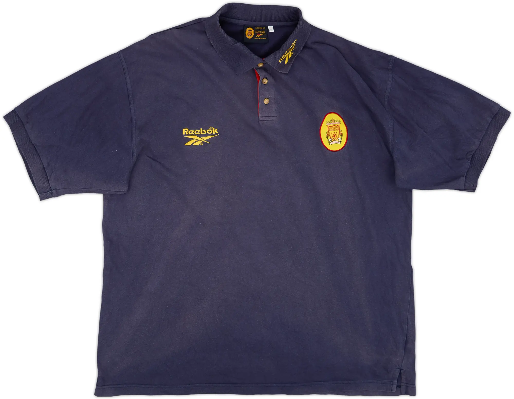 1998-99 Liverpool Reebok Polo Shirt - 6/10 - (XL)