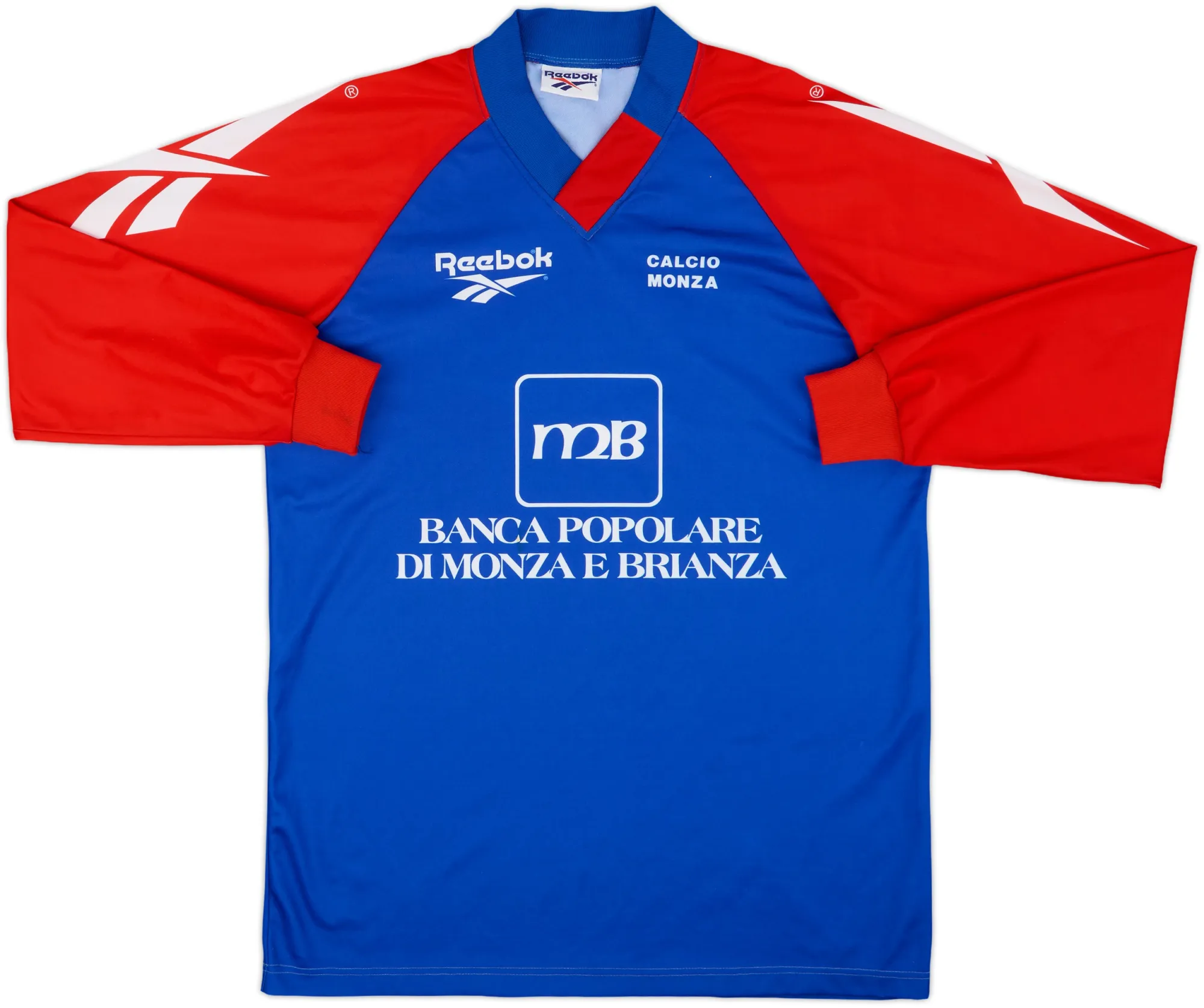 Reebok Monza Mens LS Home Shirt 1996/97