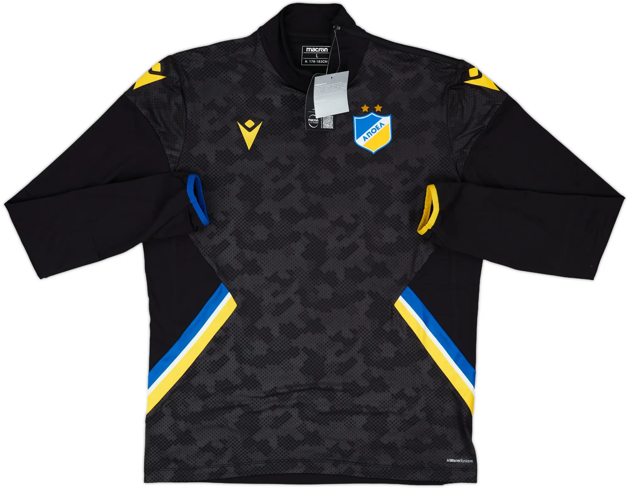 2022-23 Apoel Nicosia Macron 1/4 Zip Training Top (L)