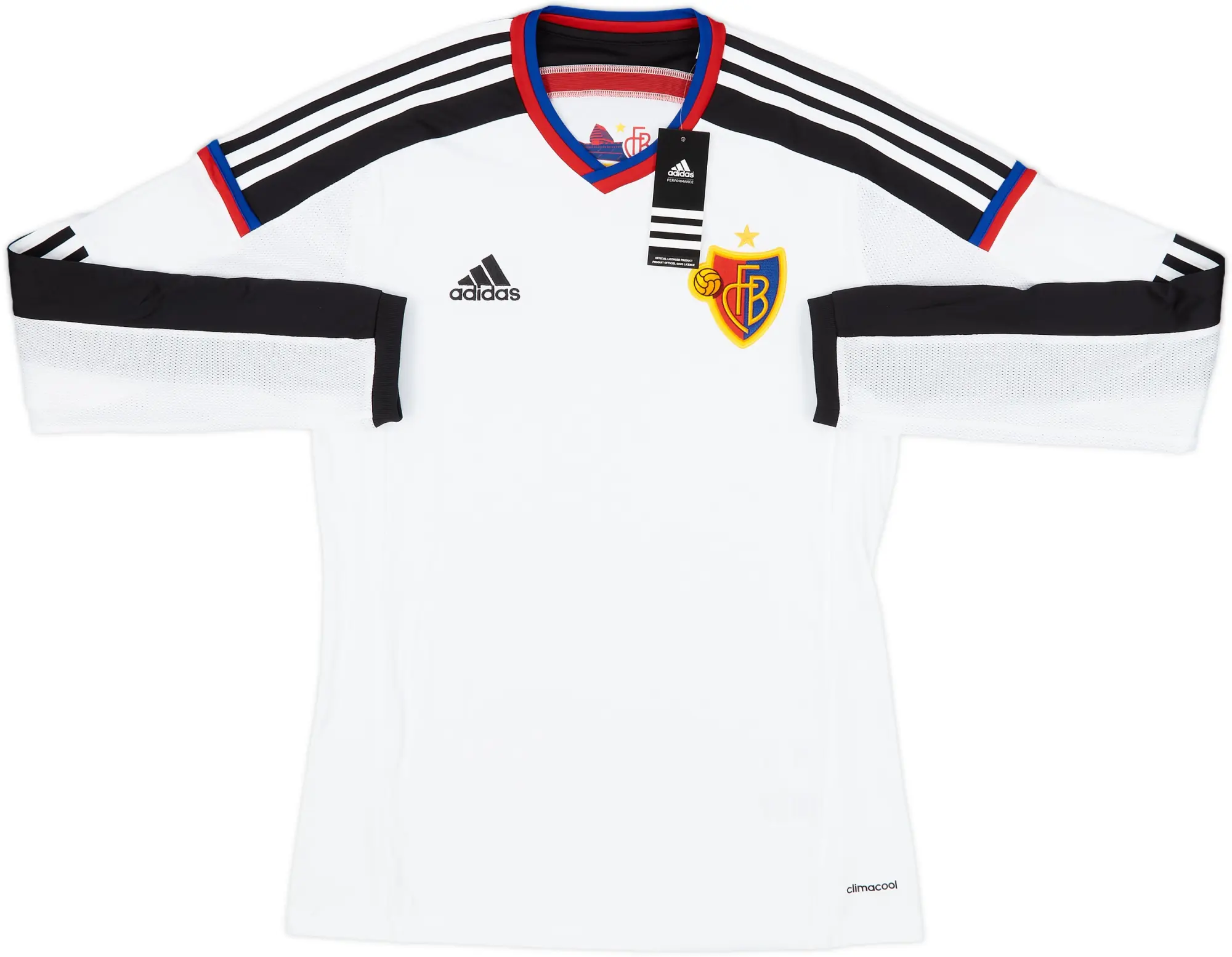 2014-15 FC Basel Player Issue Away L/S Shirt (S)