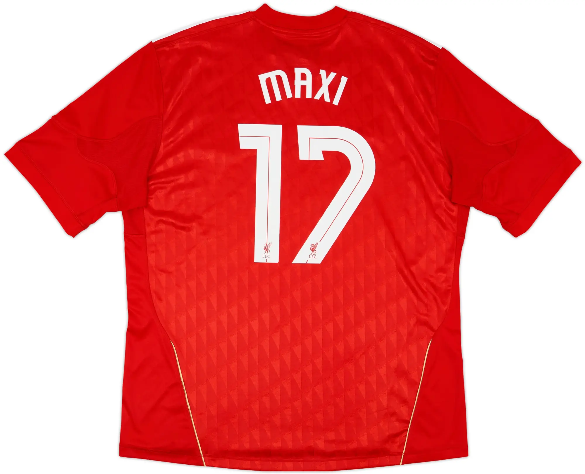 2010-12 Liverpool Home Shirt Maxi #17 - 4/10 - (XXL)