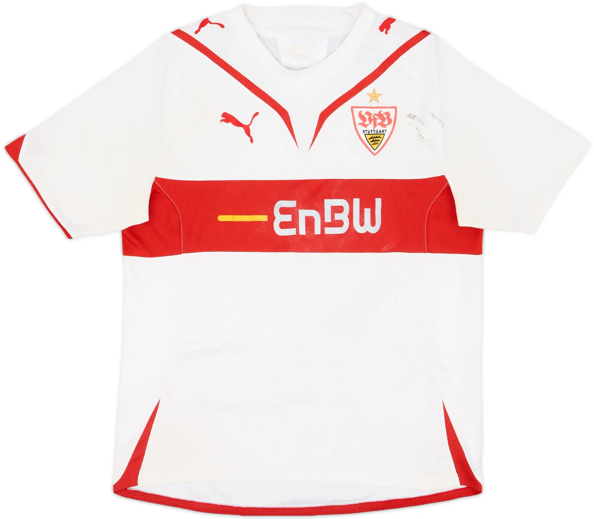 2009-10 Stuttgart Home Shirt - 5/10 - (XL.Boys)
