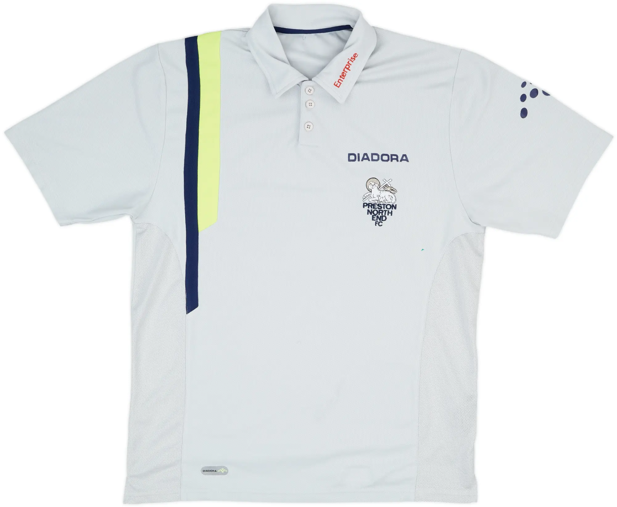 2006-07 Preston North End Diadora Polo Shirt - 8/10 - (L)
