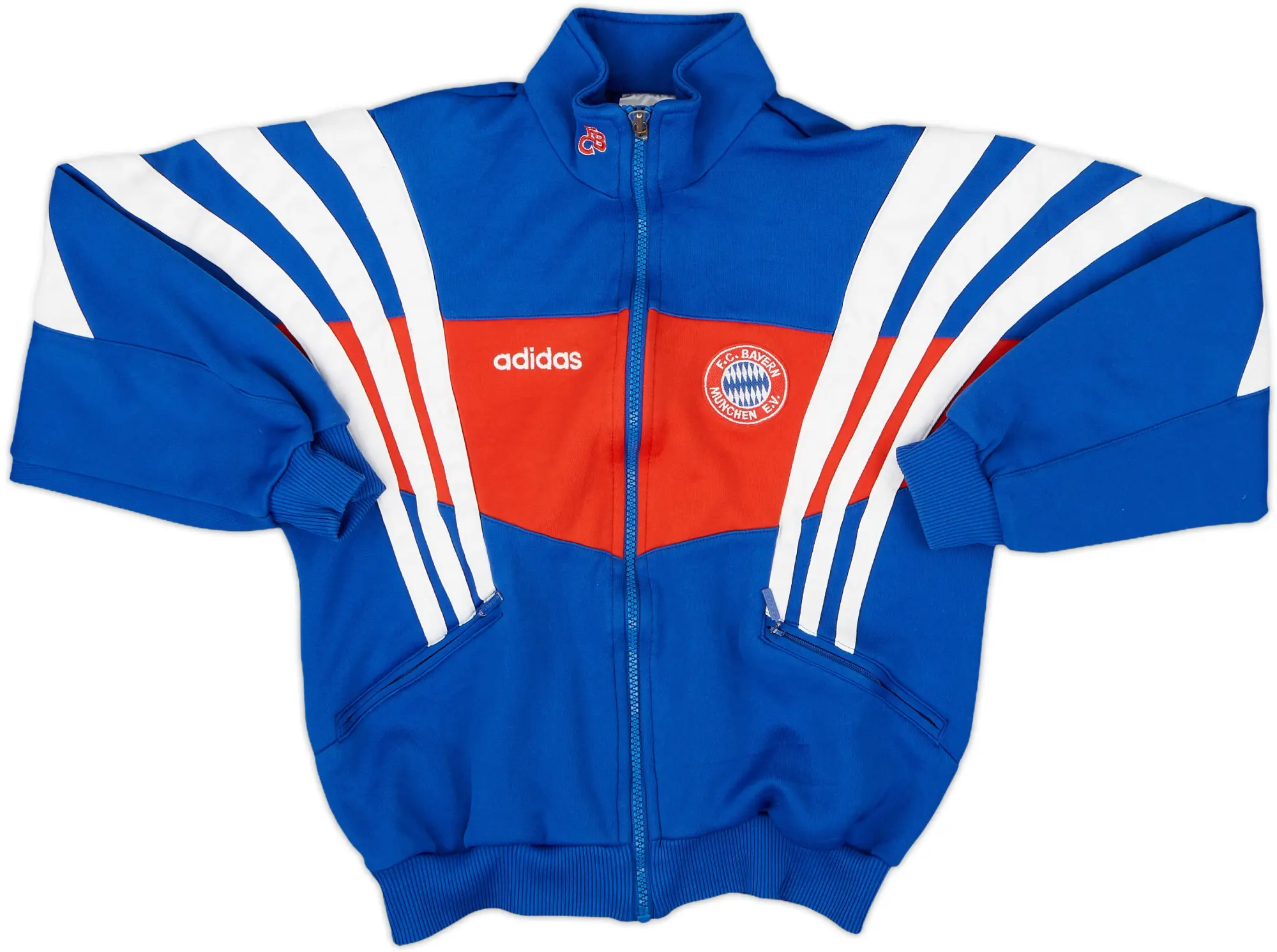 1995-96 Bayern Munich adidas Track Jacket - 8/10 - (M.Boys)