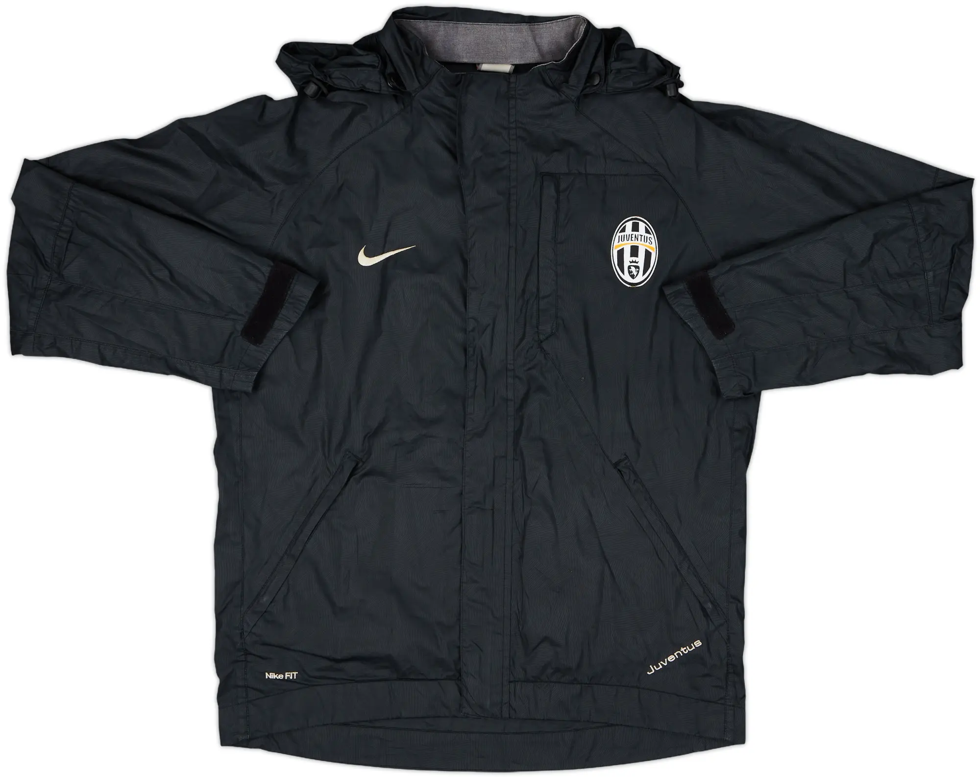 2007-08 Juventus Nike Hooded Rain Jacket - 5/10 - (S)