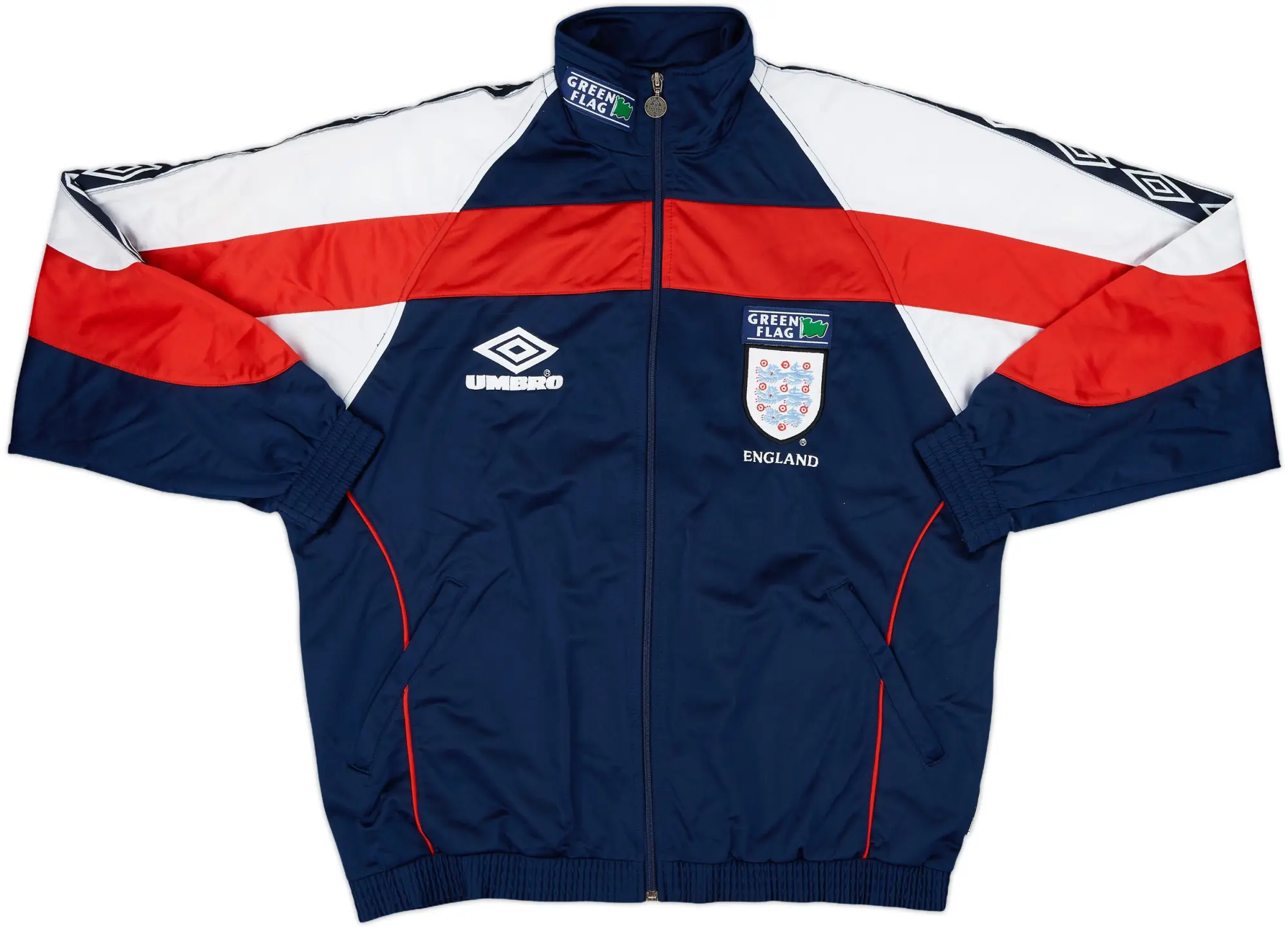 1998-99 England Umbro Track Jacket - 8/10 - (L)