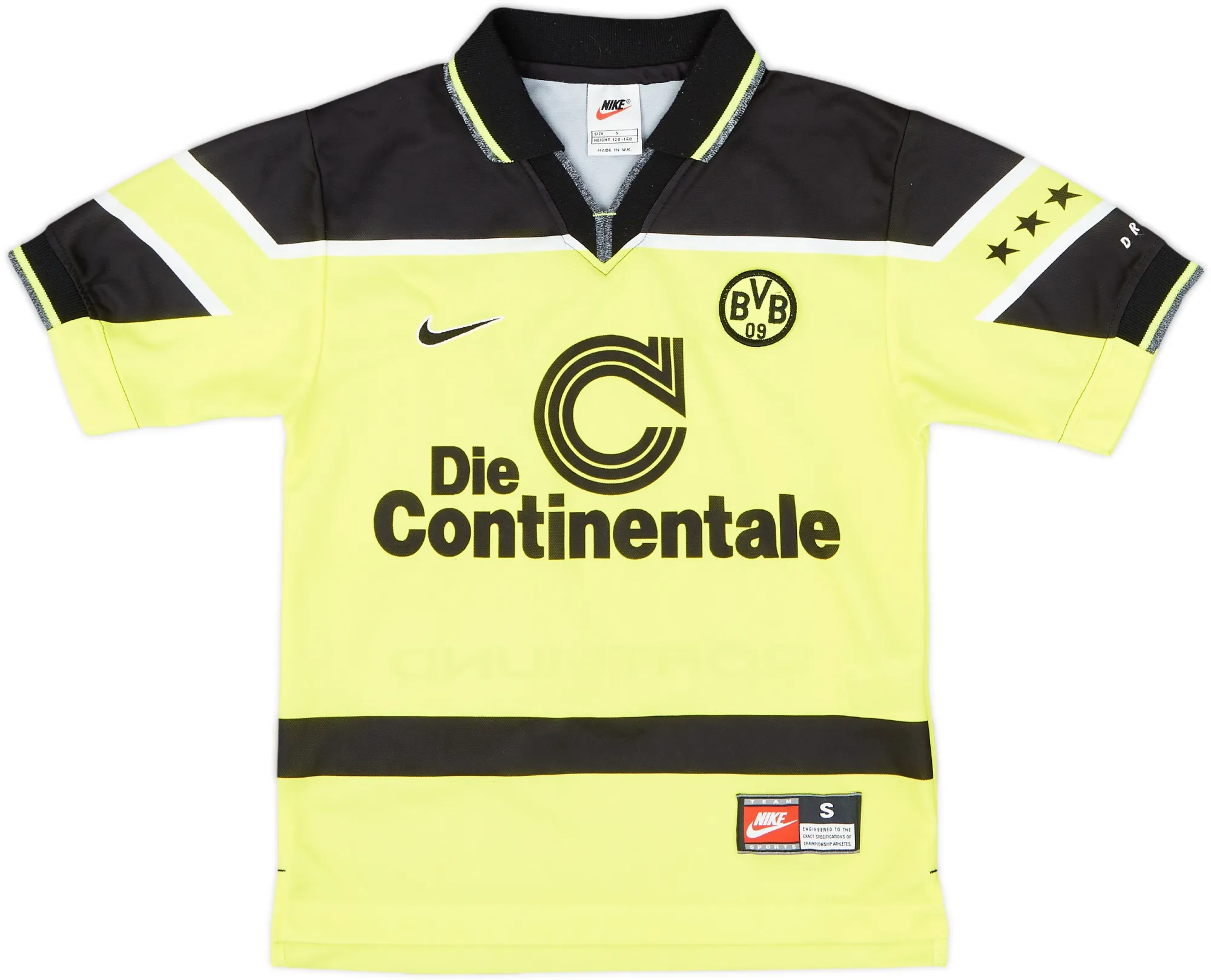 Nike Borussia Dortmund Boys SS Home Shirt 1997/98