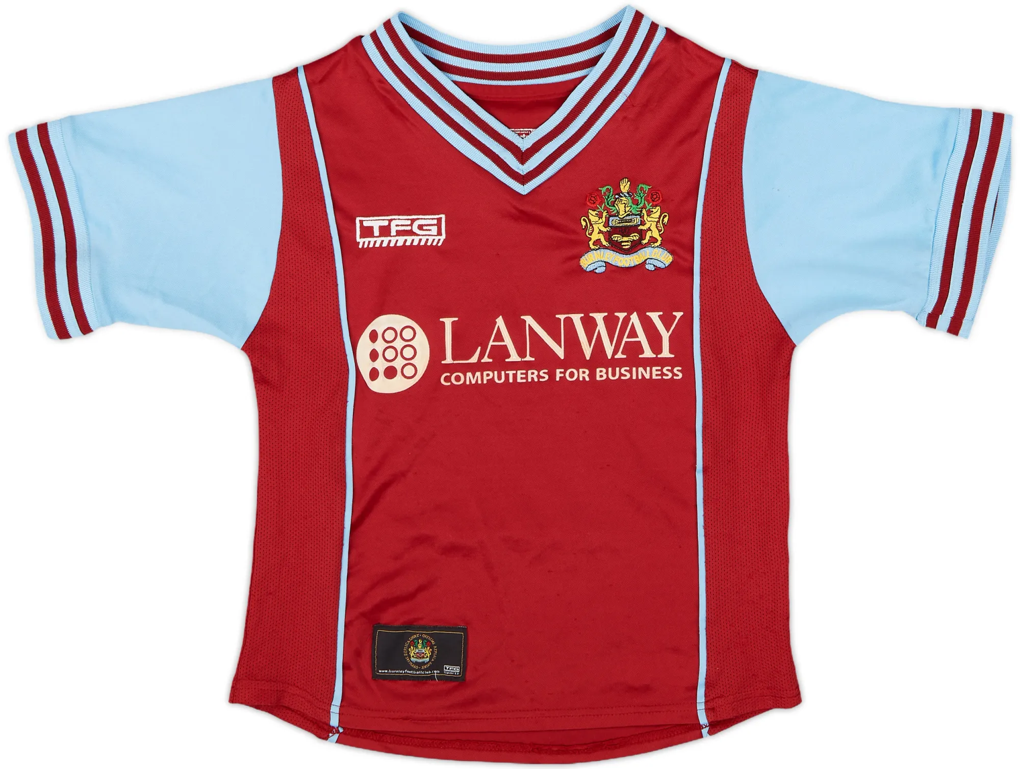 Home Burnley Boys SS Home Shirt 2003/04