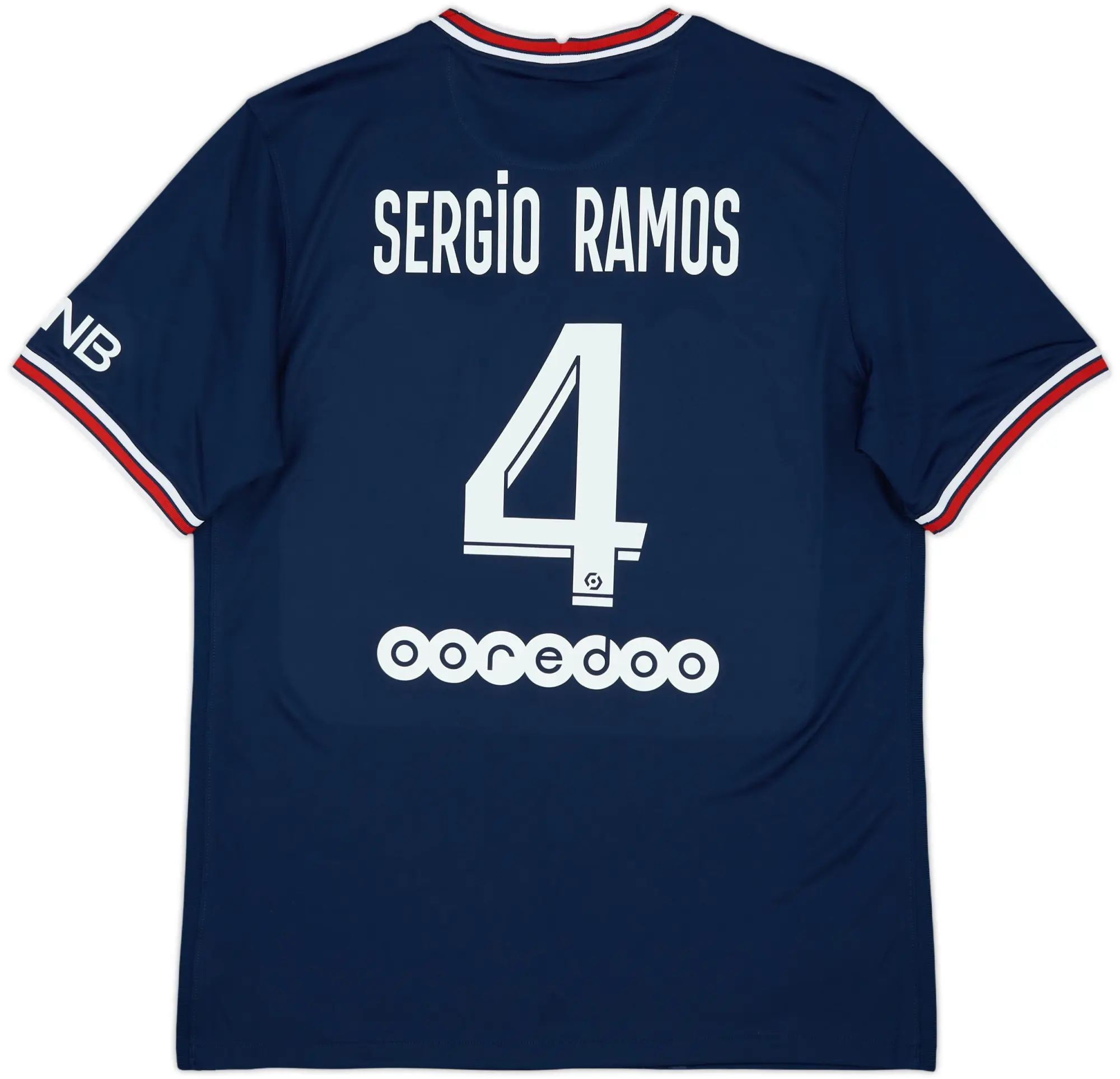 2021-22 Paris Saint-Germain Home Shirt Sergio Ramos #4 (L)