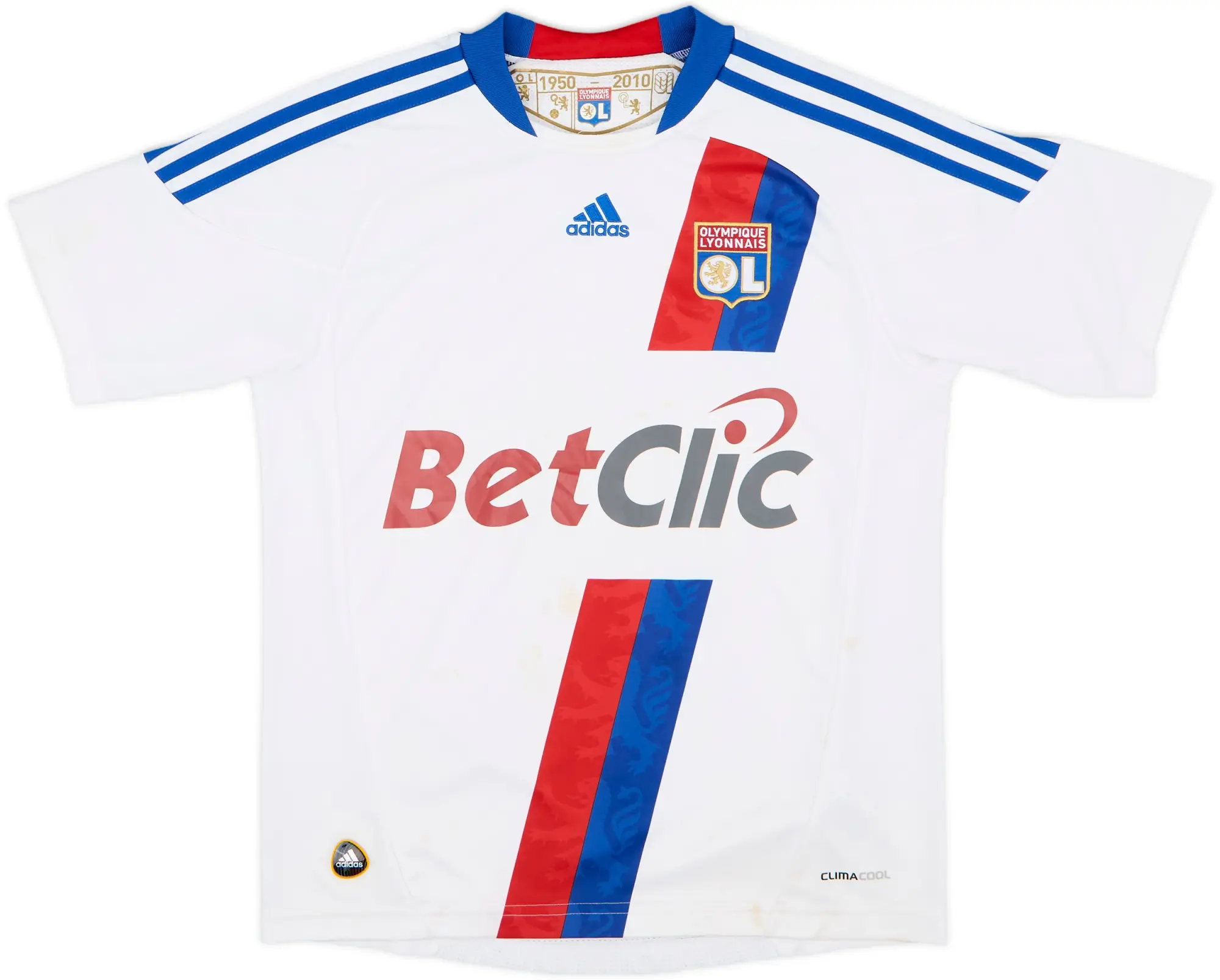 adidas Lyon Boys SS Home Shirt 2010/11