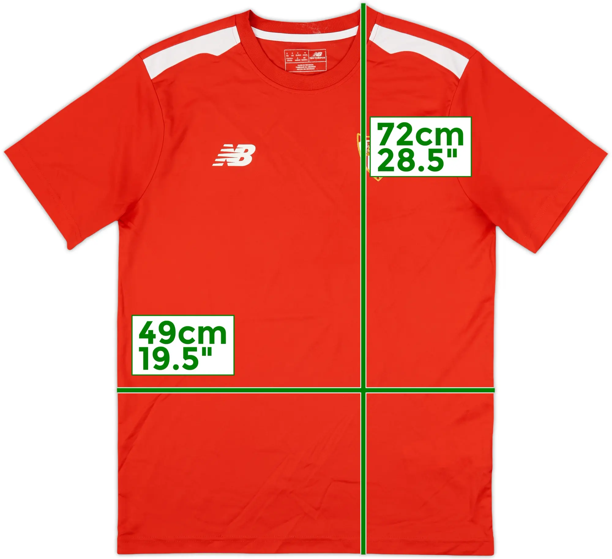 New Balance Sevilla Mens SS Home Shirt 2016/17