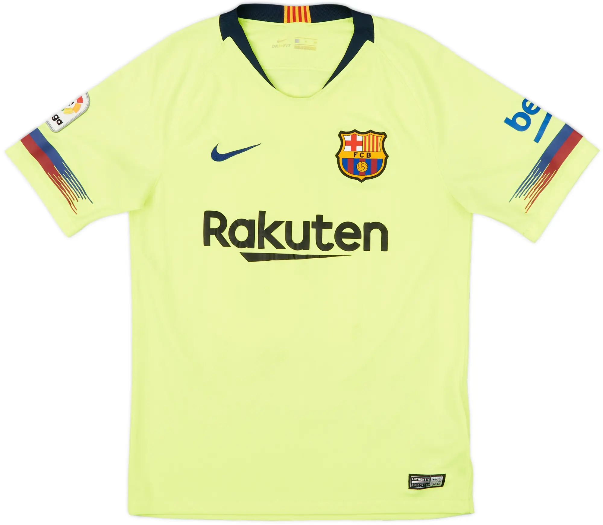 Nike Barcelona Mens SS Away Shirt 2018/19