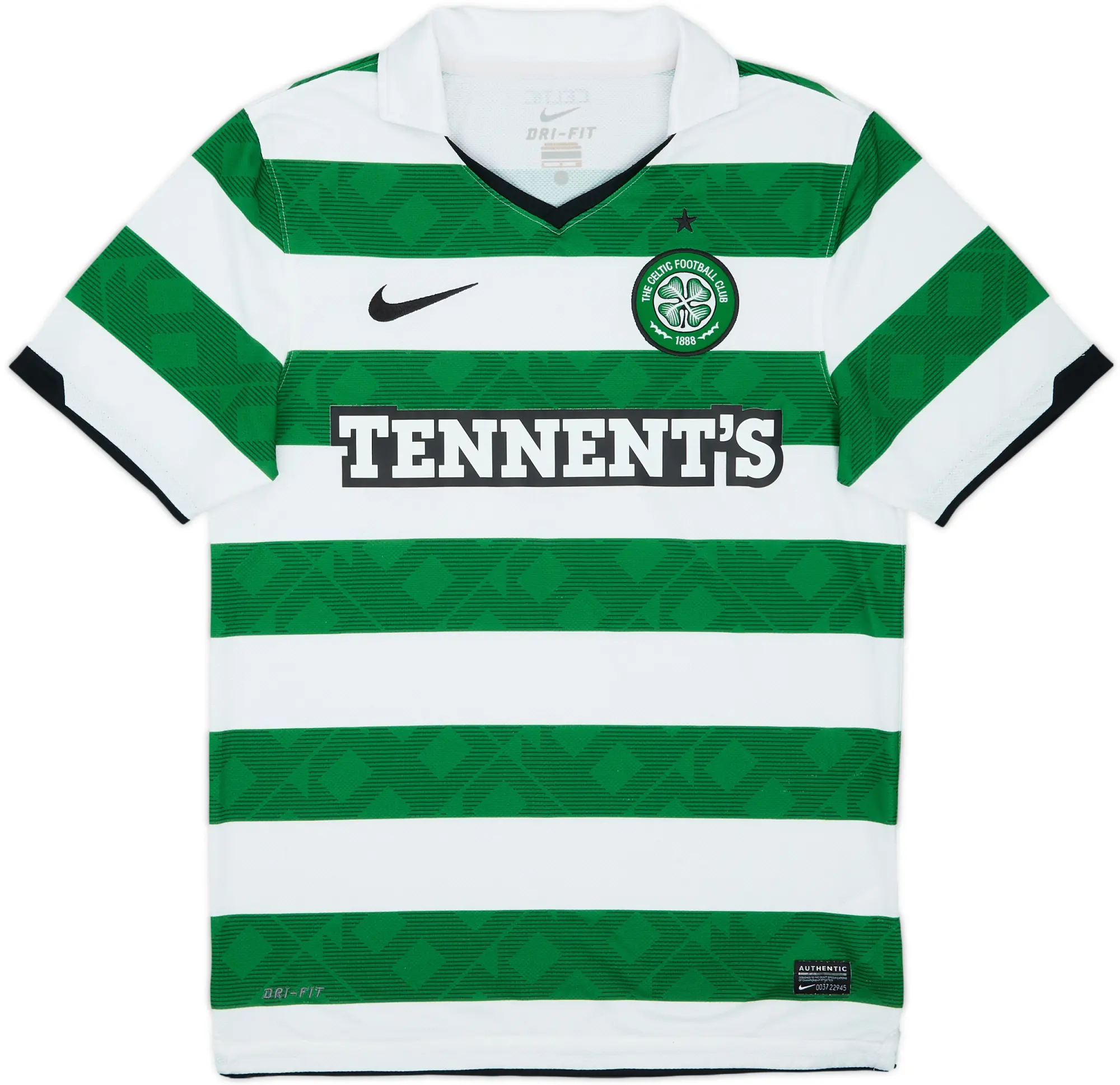 Nike Celtic Mens SS Home Shirt 2010/12