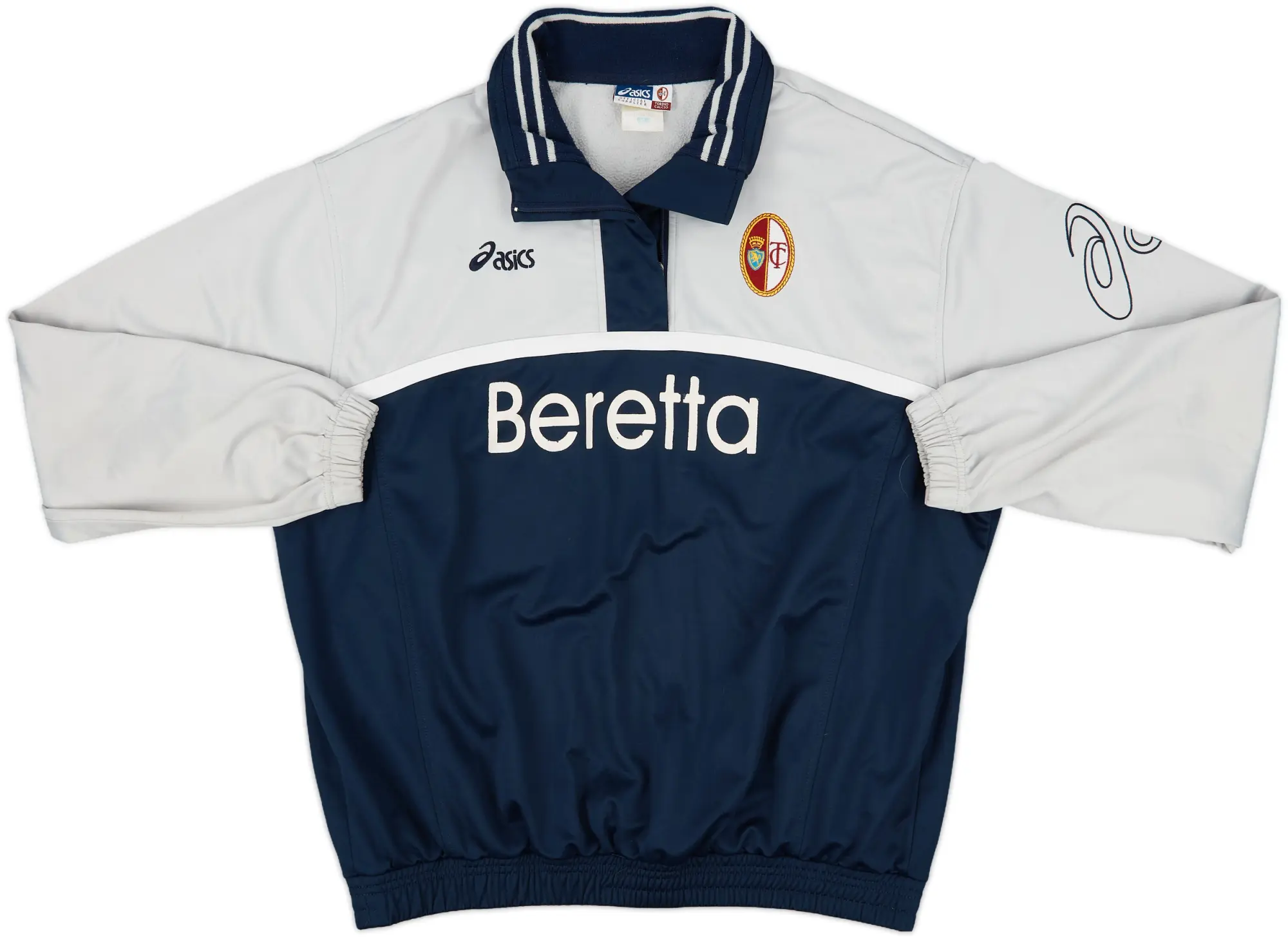 2002-03 Torino Asics 1/4 Zip Drill Top - 8/10 - (XL)
