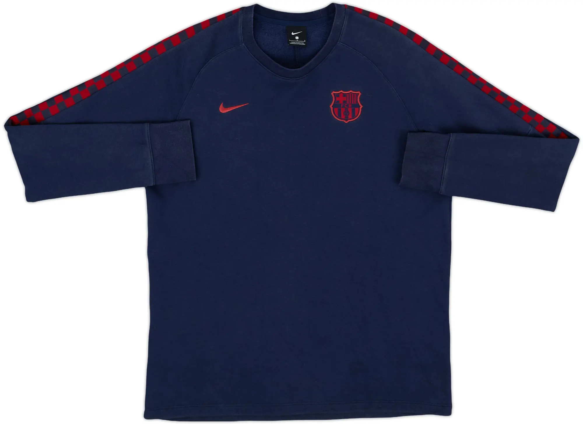 2019-20 Barcelona Nike Sweat Top - 8/10 - (L)