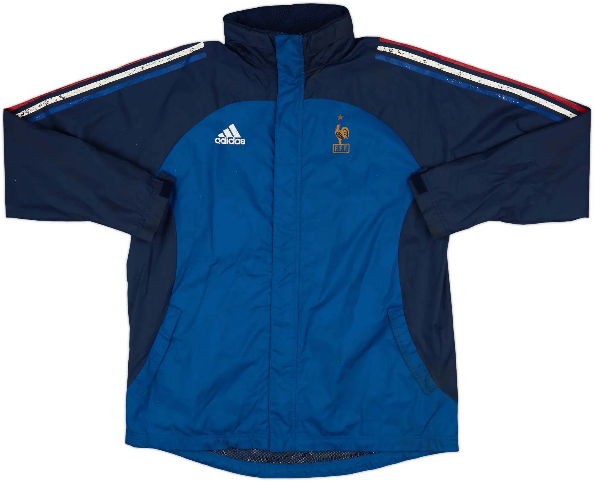 2000-02 France adidas Hooded Rain Jacket - 6/10 - (L)
