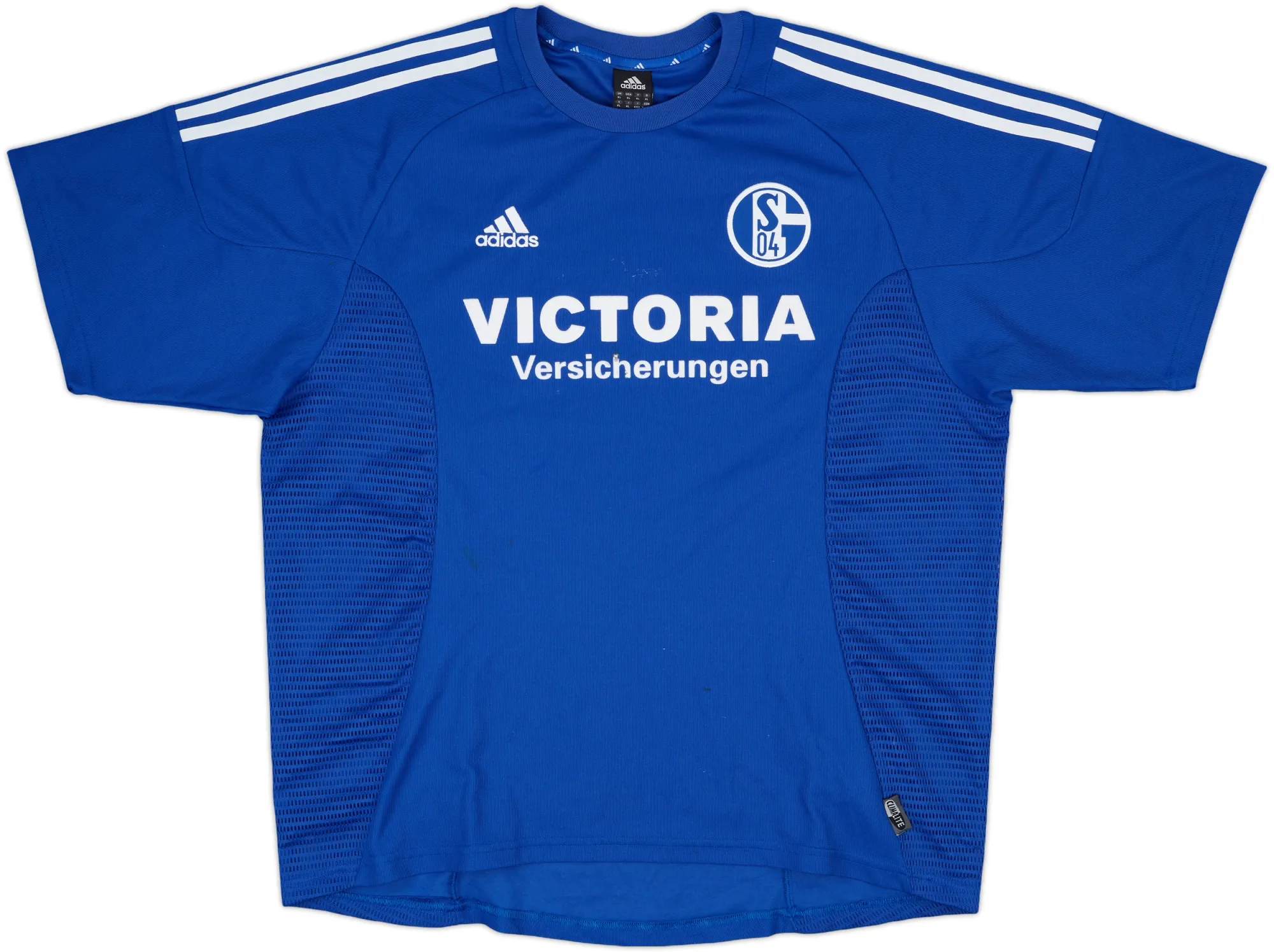 adidas Schalke 04 Mens SS Home Shirt 2002/04