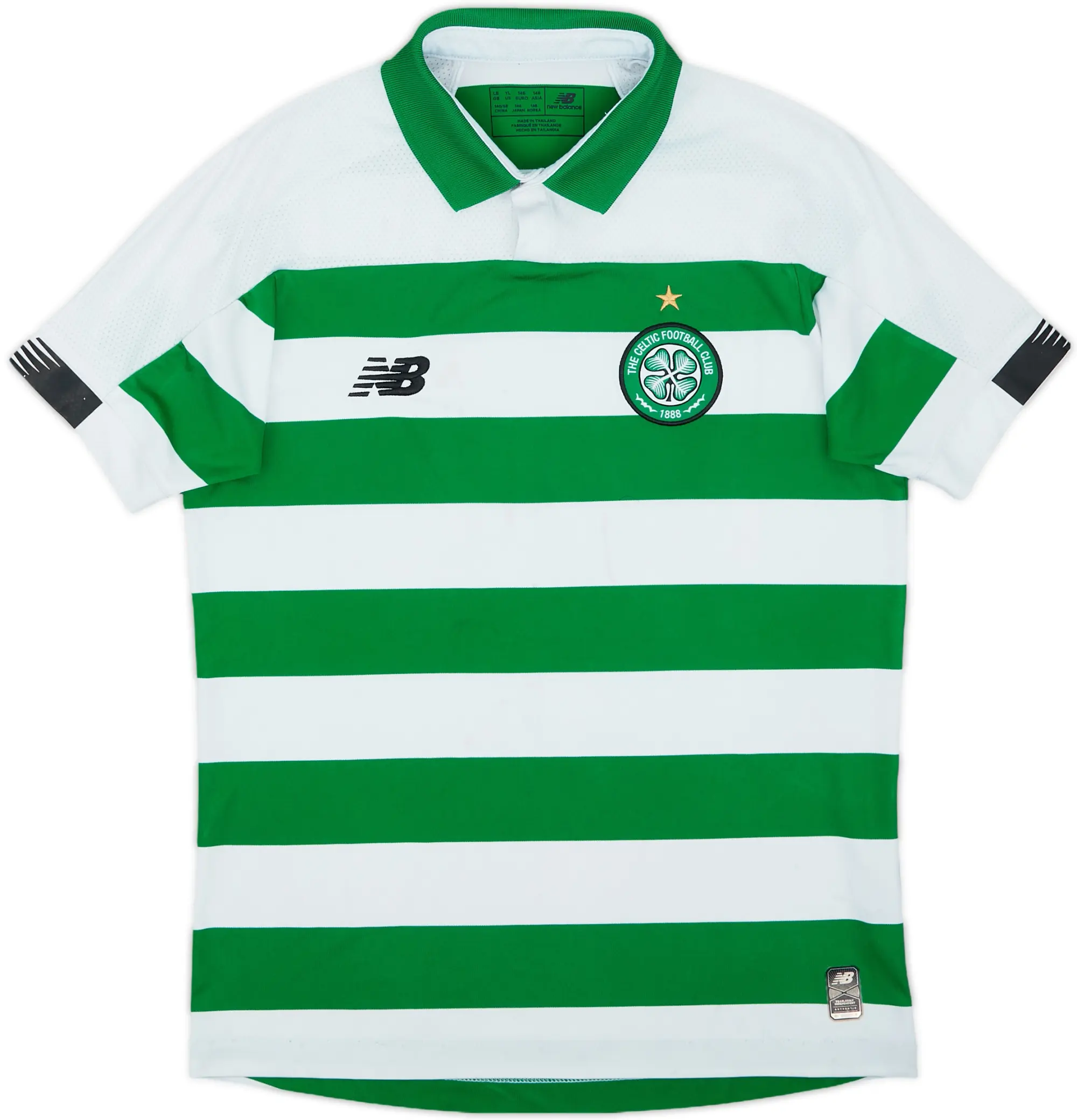NewBalance Celtic Boys SS Home Shirt 2019/20