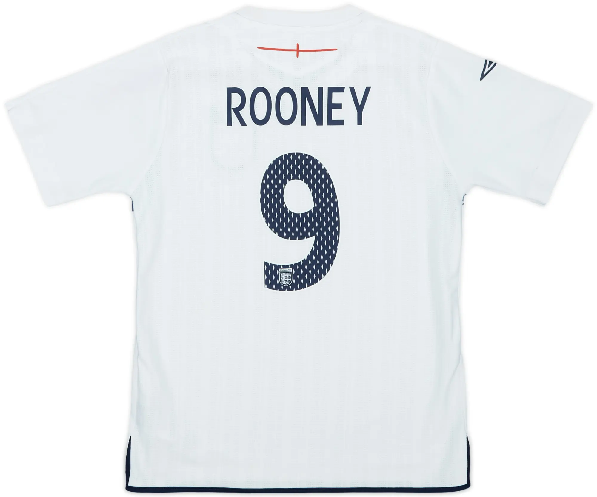 2007-09 England Home Shirt Rooney #9 - 9/10 - (S.Boys)