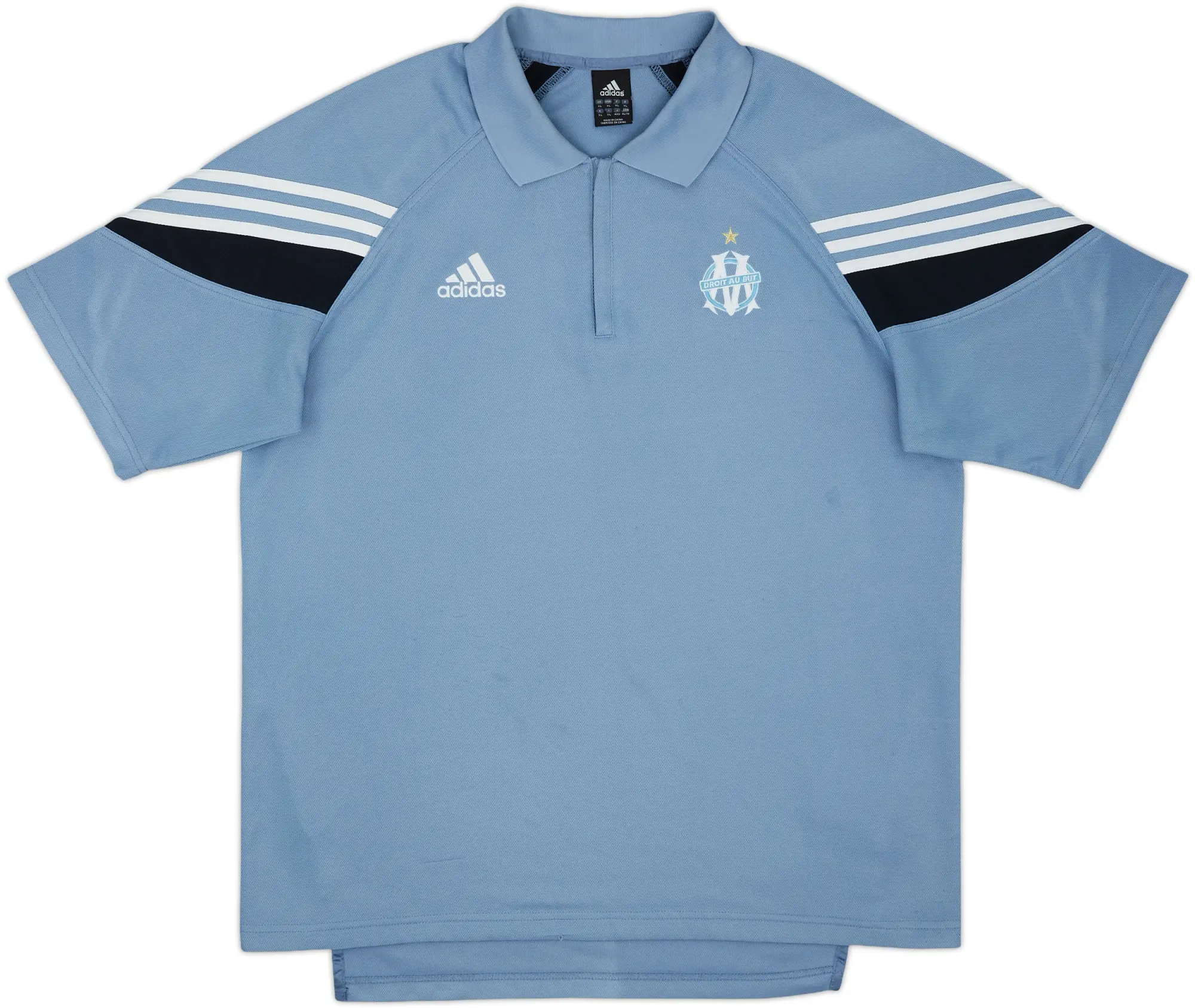 2003-04 Marseille adidas Polo Shirt - 8/10 - (XL)
